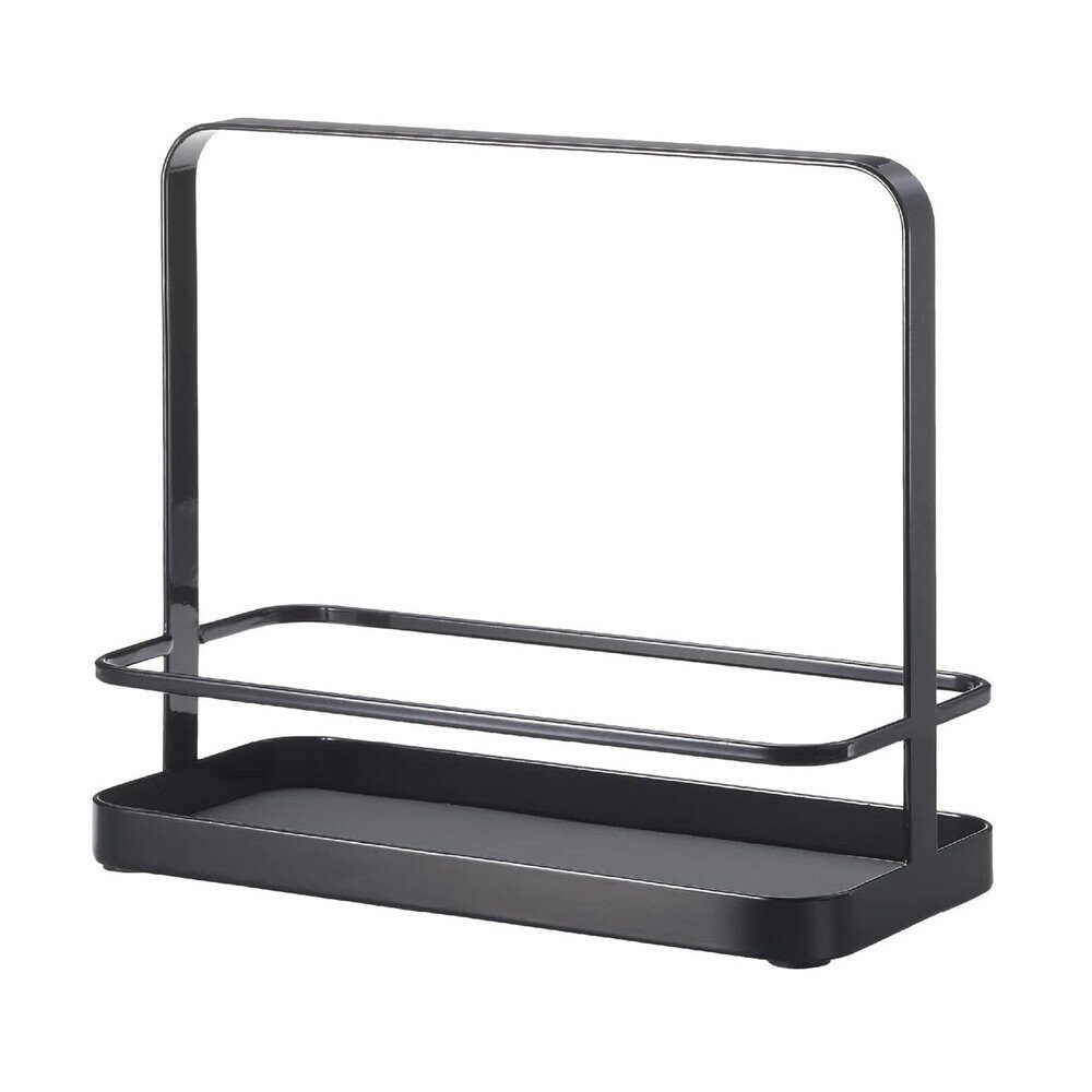 Yamazaki Gewürzständer Tower Gewürzständer 21x10x18 cm schwarz, Gewürzständer, Stahl, schwarz
