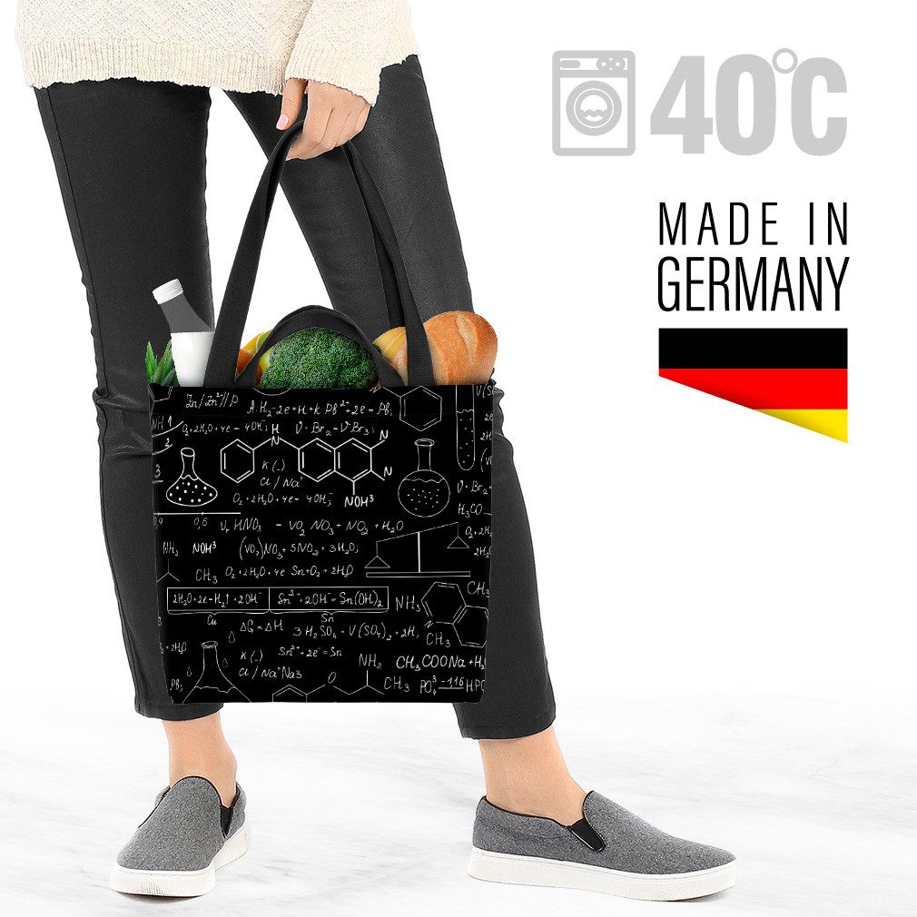 VOID Henkeltasche (1-tlg), Chemie Schule Uni Tafel Formel Labor Tafel Schule Chemie Unterricht