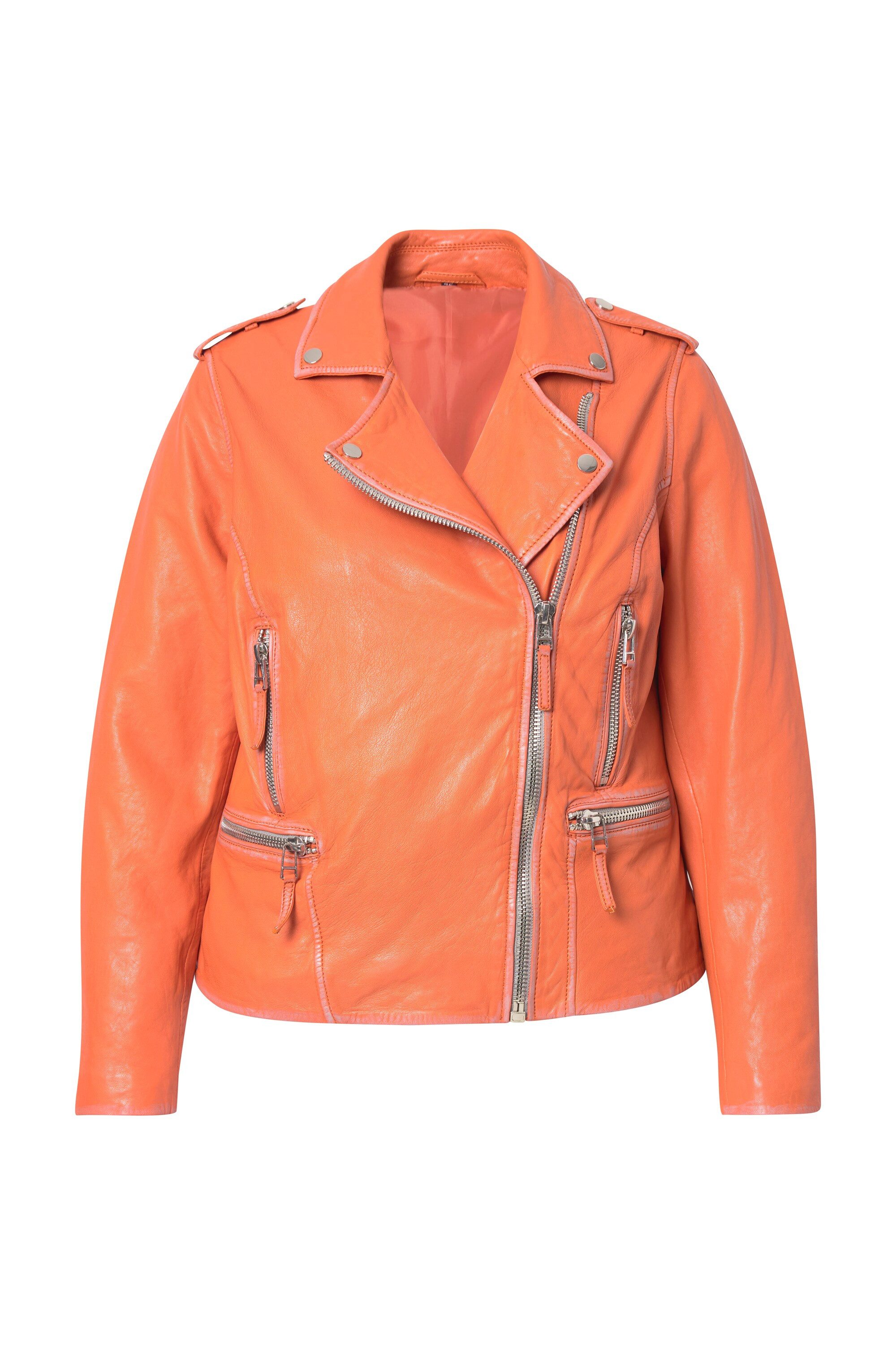 Angel of Style Lederjacke Leder-Bikerjacke echtes günstig online kaufen
