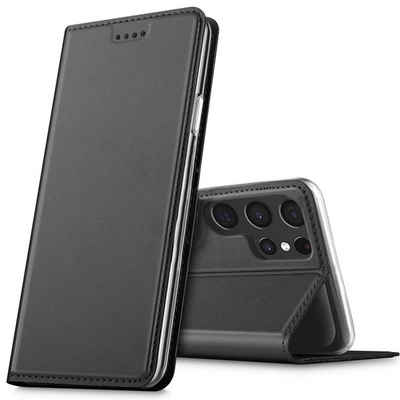 CoolGadget Handyhülle Magnet Case Handy Tasche für Samsung Galaxy S23 Ultra 6,8 Zoll, Hülle Klapphülle Slim Flip Cover für Galaxy S23 Ultra 5G Schutzhülle