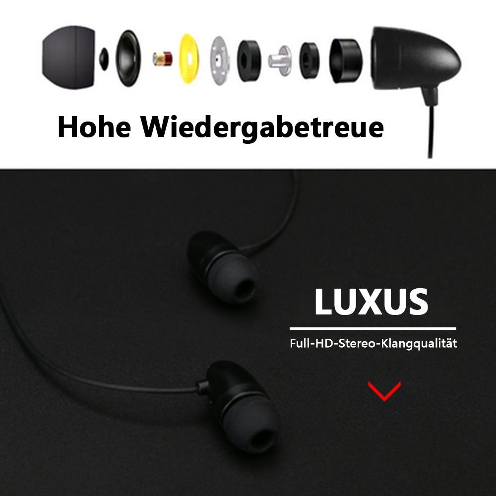 In-Ear-Kopfhörer Bluetooth-Kopfhörer,Nackenbügel-Headset Jormftte