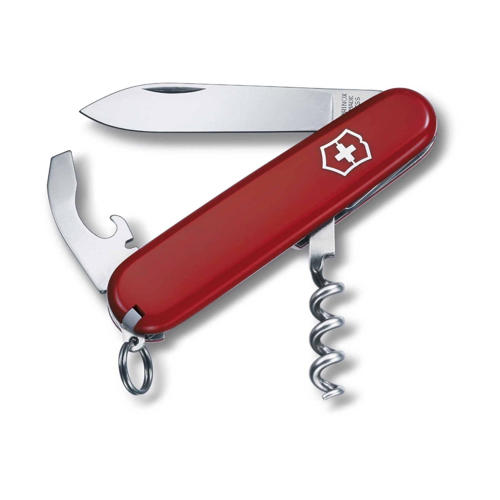 Victorinox Taschenmesser Taschenmesser Waiter, (Stück, 1 St., 1 Taschenmesser), Multitool 9 Funktionen inkl. Korkenzieher