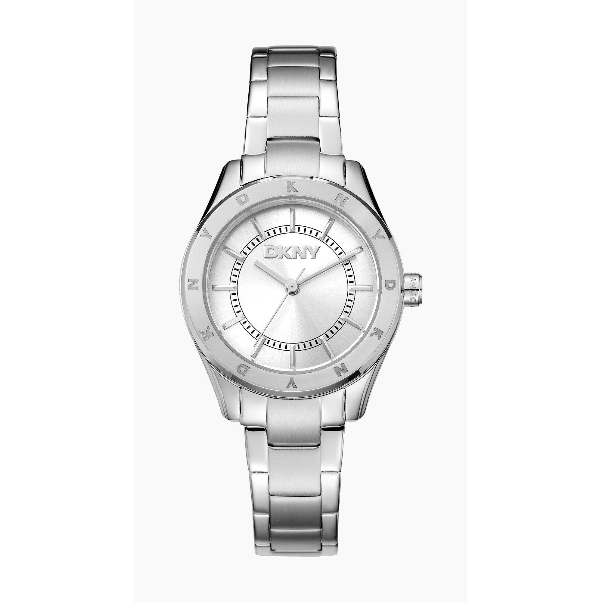 DKNY Quarzuhr Chambers Sport DK1L018M0015, Armbanduhr, Damenuhr, Edelstahlarmband, analog