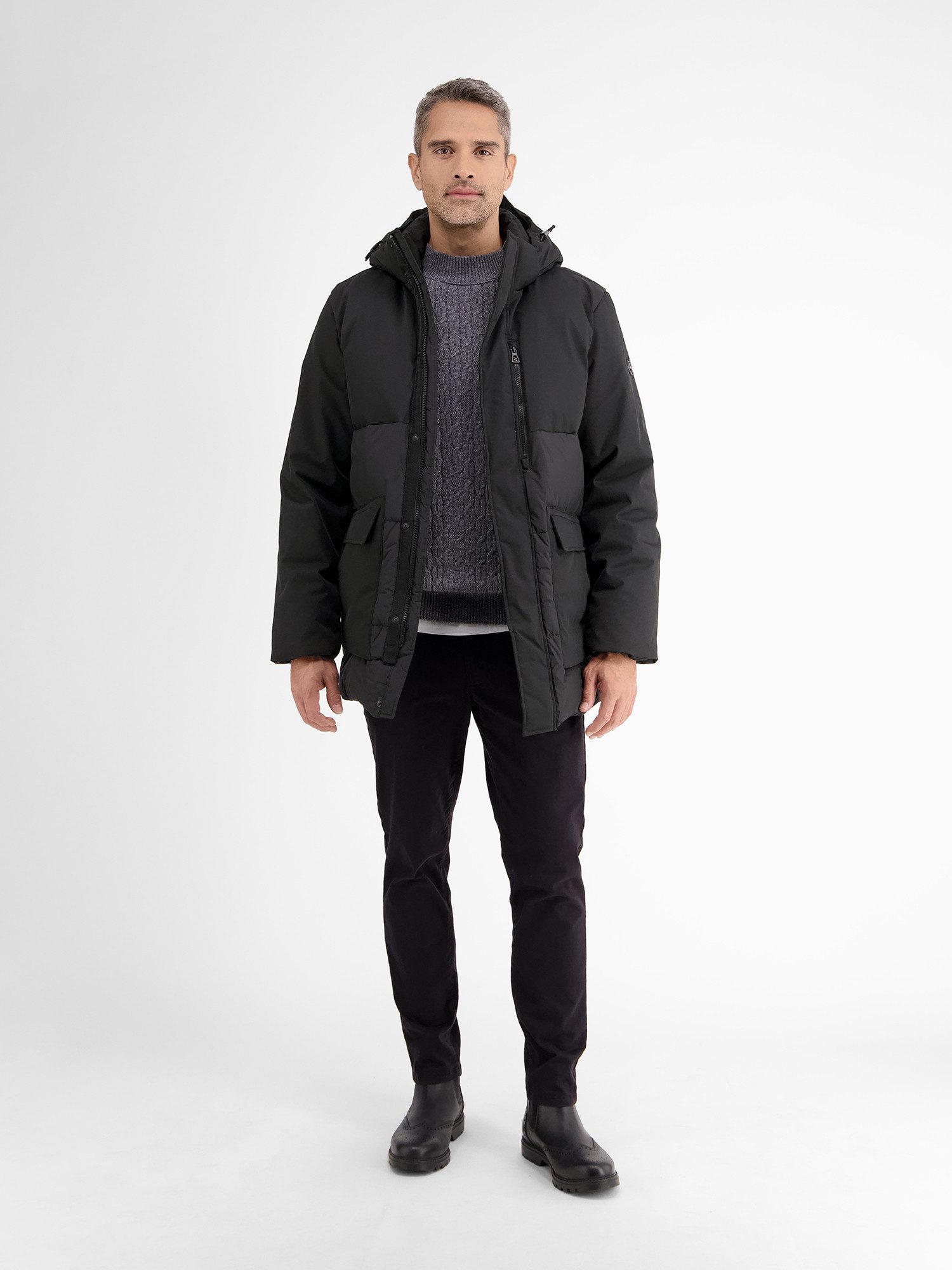 LERROS Parka LERROS Funktionsparka in Shell-Materialmix, günstig online kaufen