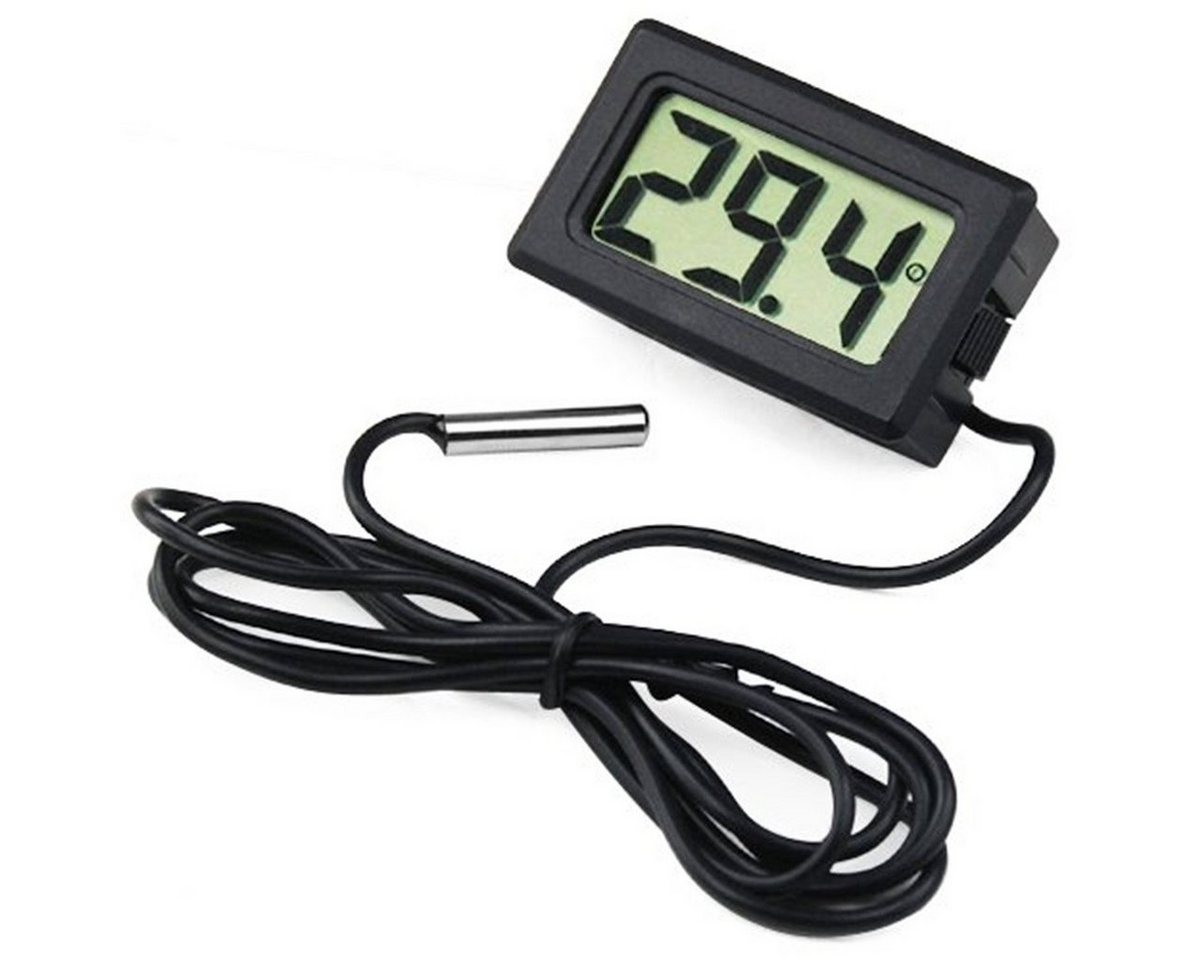 Thumbnail - Olotos Aquarienthermometer Digital Thermometer Temperatur Messgerät LCD Anzeige mit Fühler 5 Stk., 5-tlg.