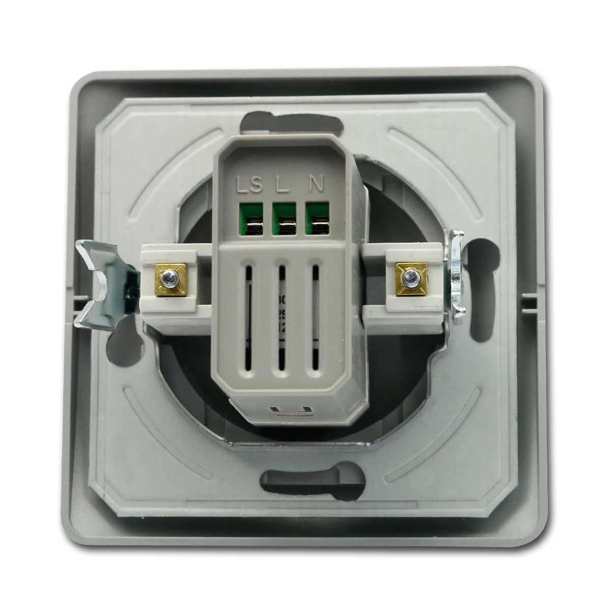 TEM Bewegungsmelder EKONOMIK IR Bewegungsmelder silber 250V~/5A, UP