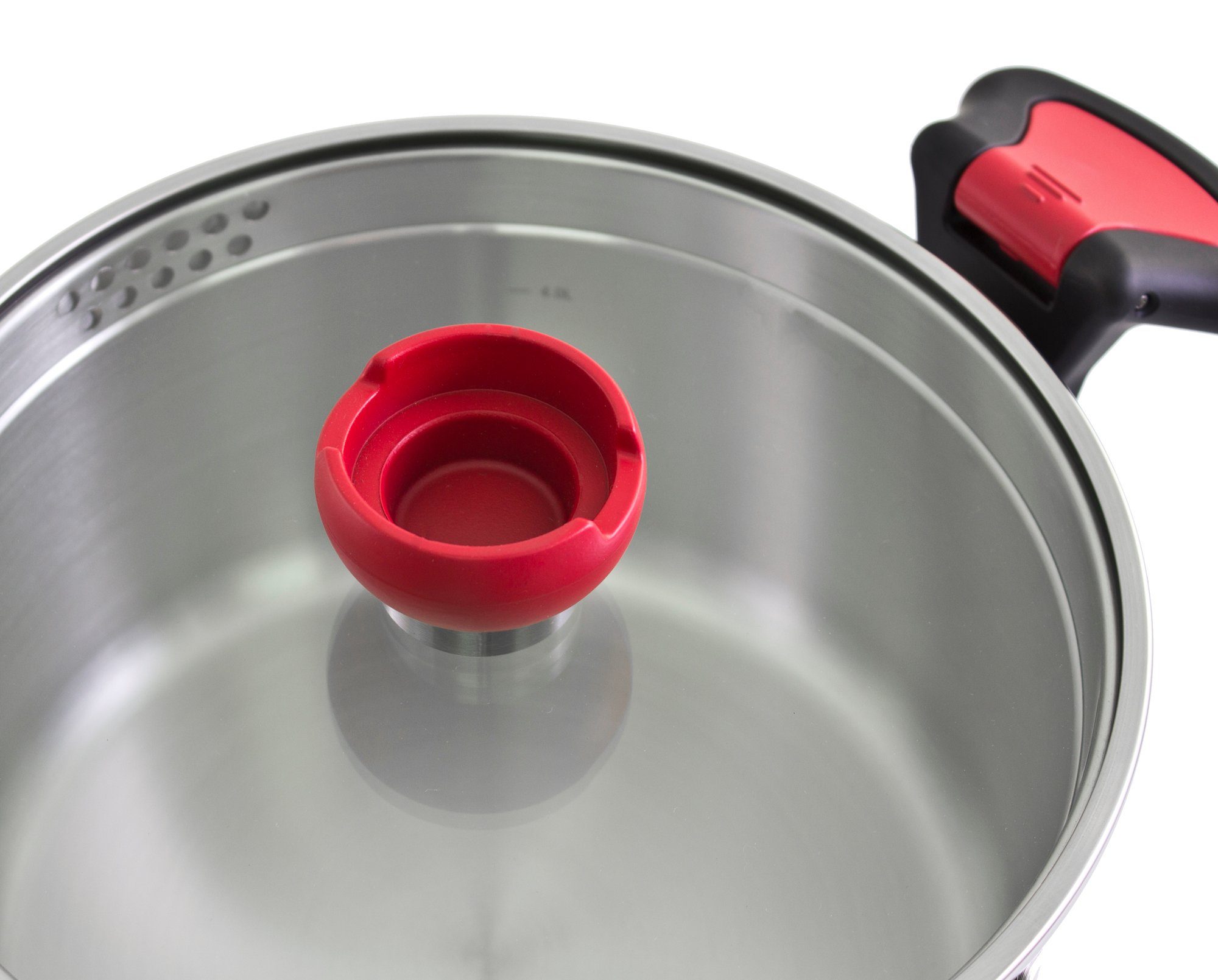 Kopf Topf-Set Kochtopfset Nelo 9-teilig, Edelstahl (9-tlg), mit Deckel, intelligenter Abgießhilfe & integrierter Siebfunktion