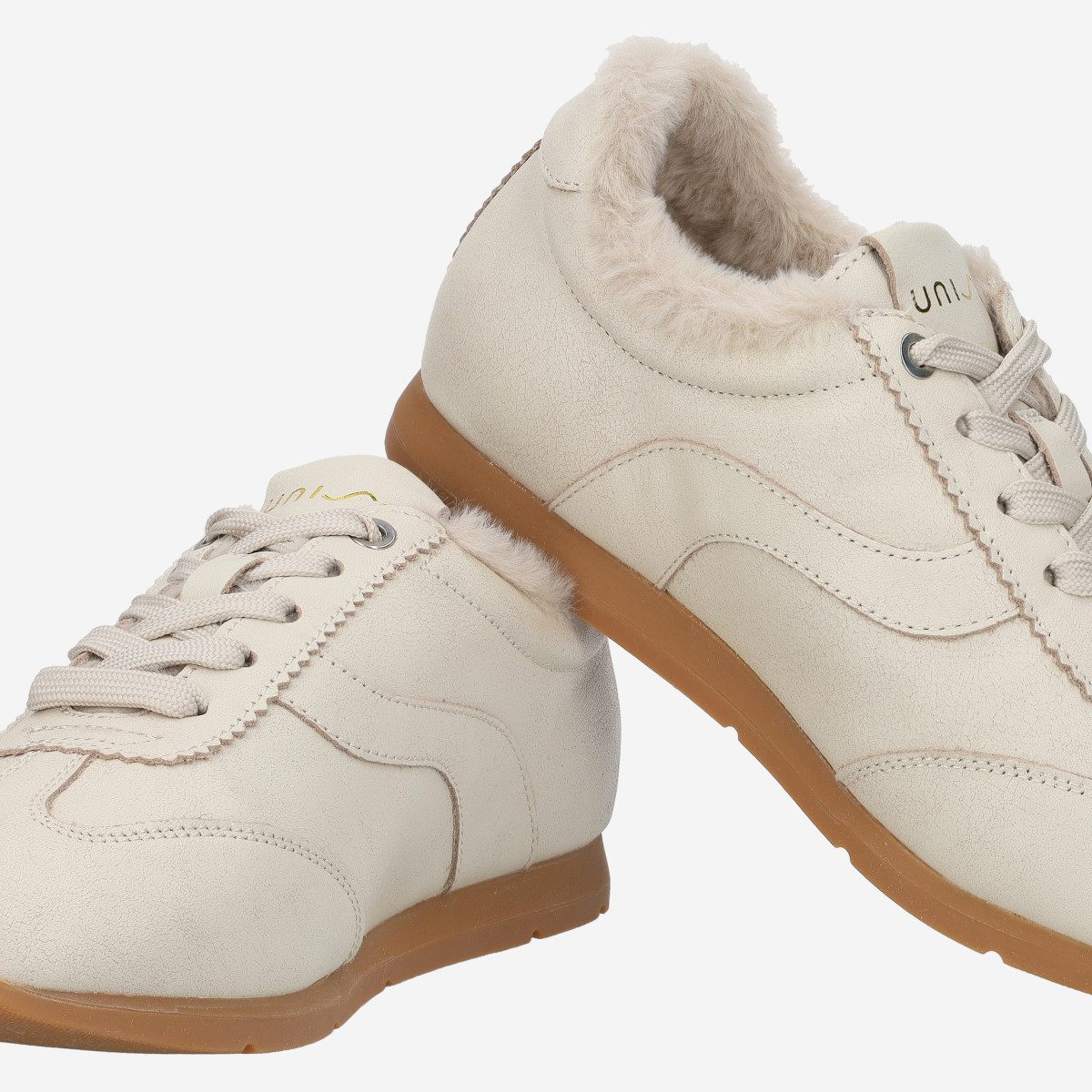 Unisa Unisa DAPSE_AF IVORY, Schnürschuhe, Warmfutter, Weiß, Damen Winterstiefel