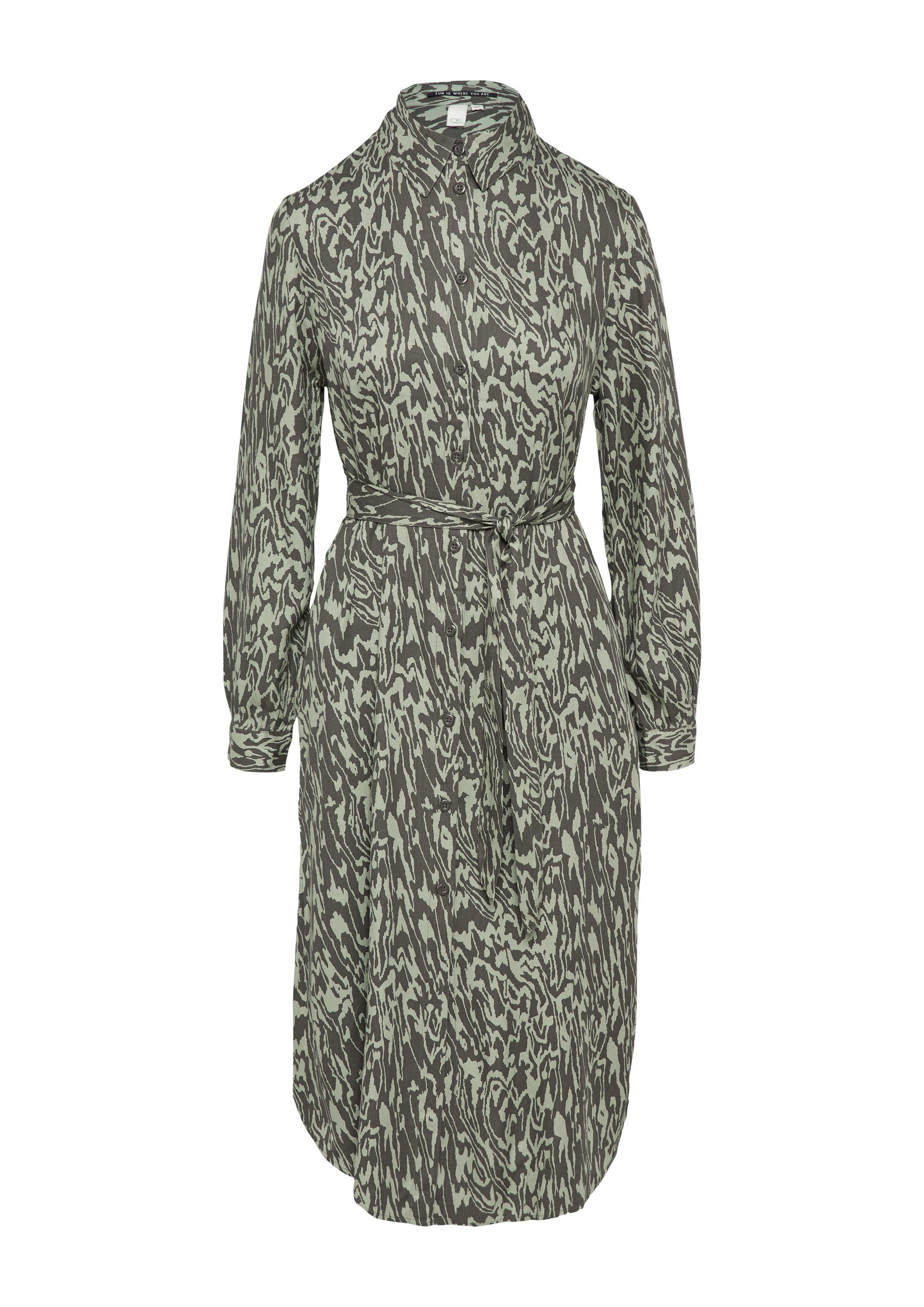 QS Midikleid Kleid Langes Kleid mit günstig online kaufen