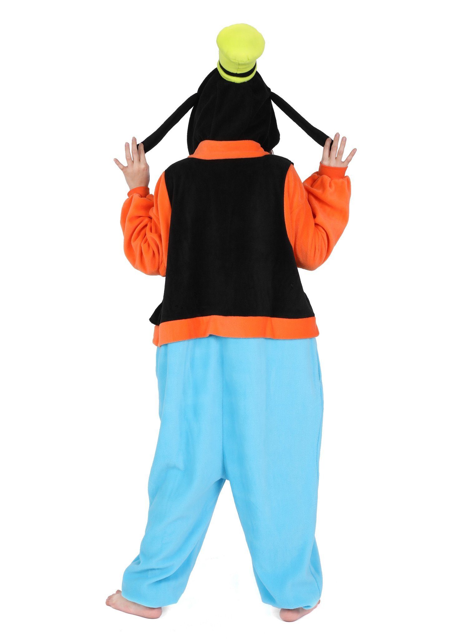 Metamorph Kostüm Goofy Kigurumi M-L Partyanzug - Karneval Fasching, Original Disney-Kostüm: kuscheliger Onesie von Sazac