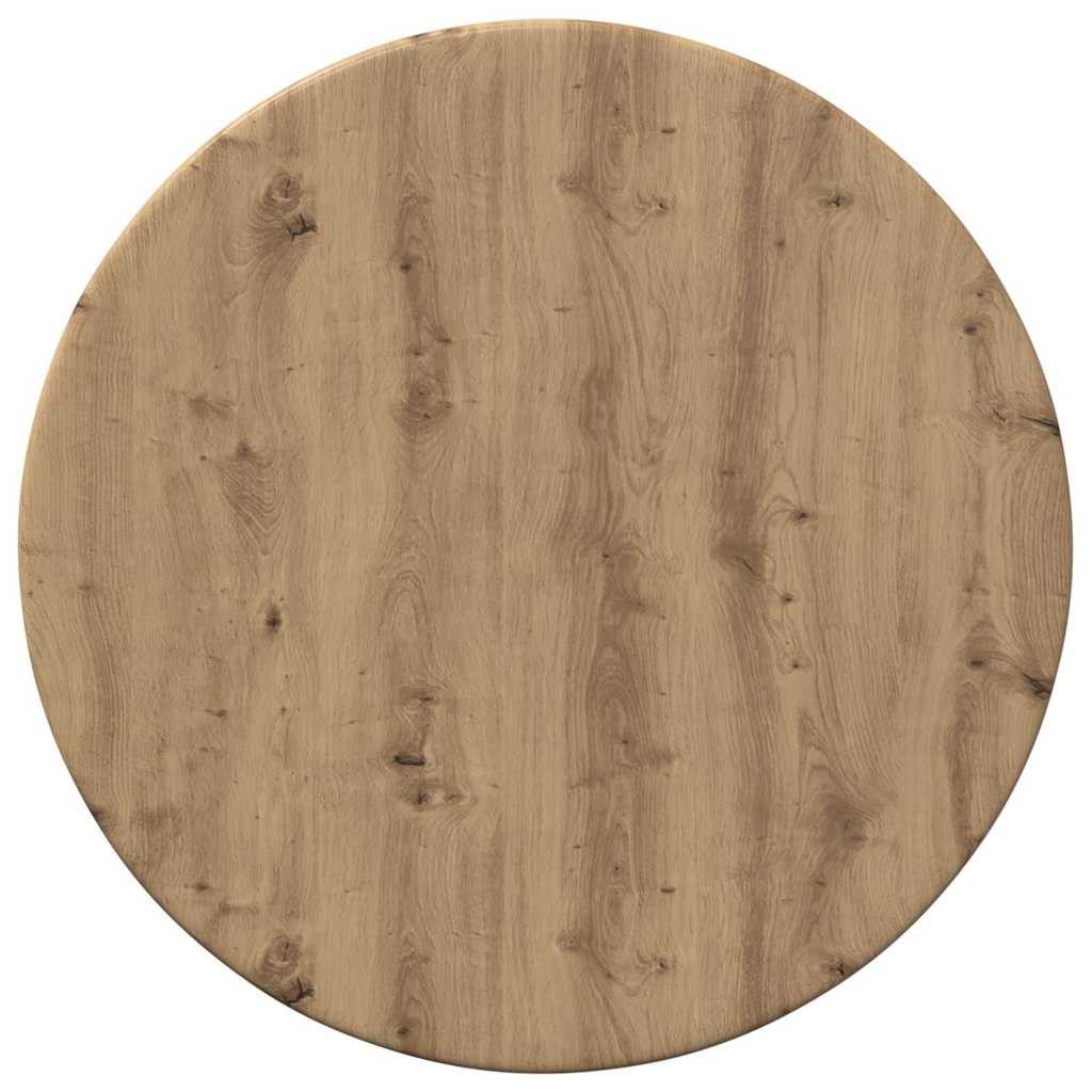 vidaXL Tischplatte Tischplatte Ø 30 x 1,5 cm Rund Holzwerkstoff Artisan-Eiche (1 St)