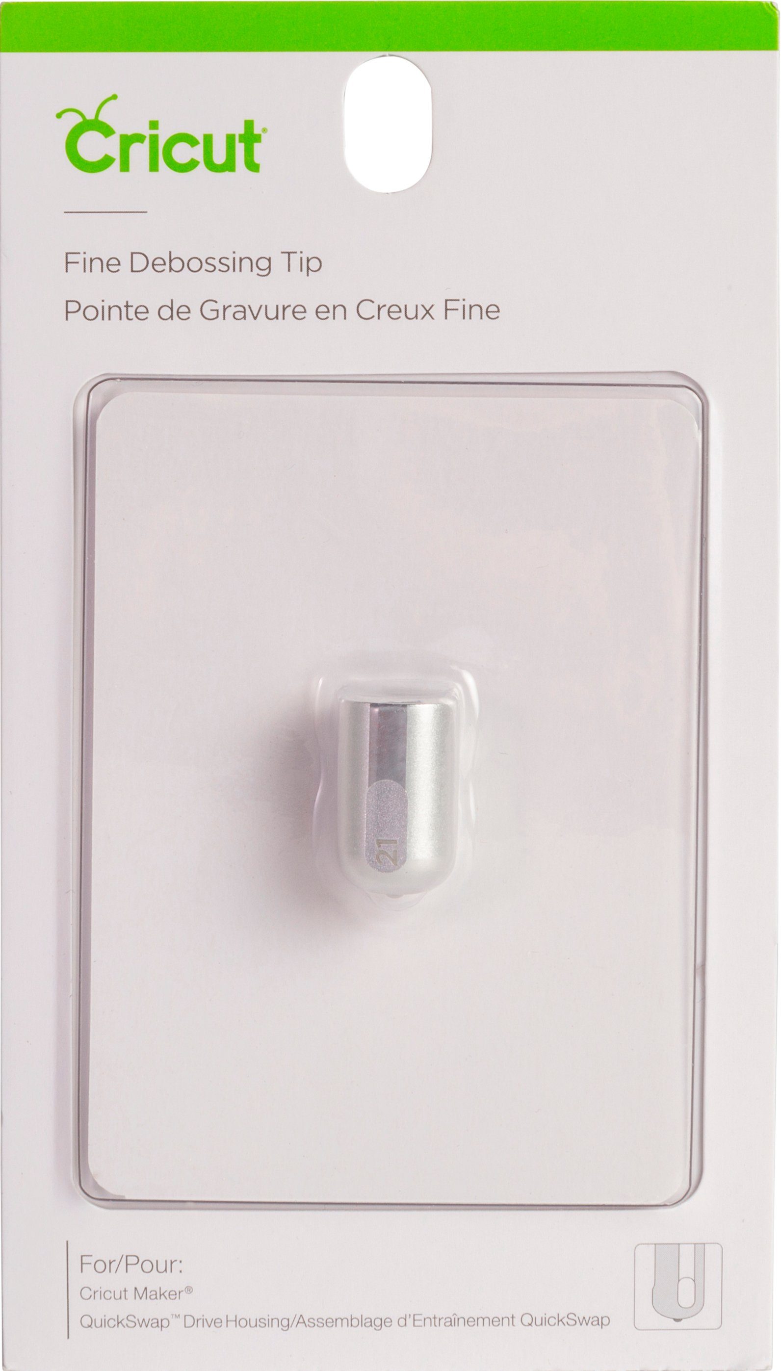 Cricut Cuttermesser Werkzeug, Quickswap Tool - Debossing Tip, Feinprägespitze