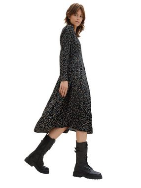 TOM TAILOR Denim Strickkleid midi dress with waist darts