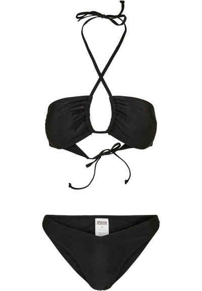 URBAN CLASSICS Bügel-Bikini Urban Classics Damen Ladies Recycled Hot V Bikini