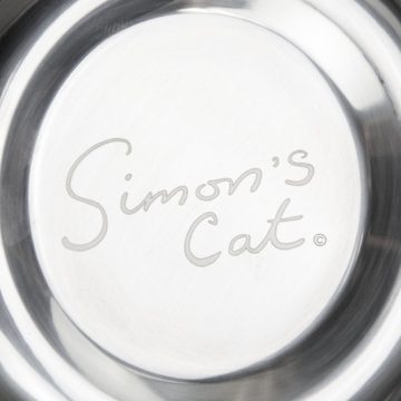 Karlie Futterbehälter Simon's Cat Katzennapf hellgrau