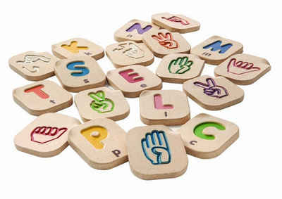 Plantoys Lernspielzeug Alphabet Handzeichen