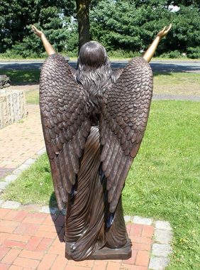 Bronzeskulpturen Skulptur Bronzefigur lebensgroßer Engel