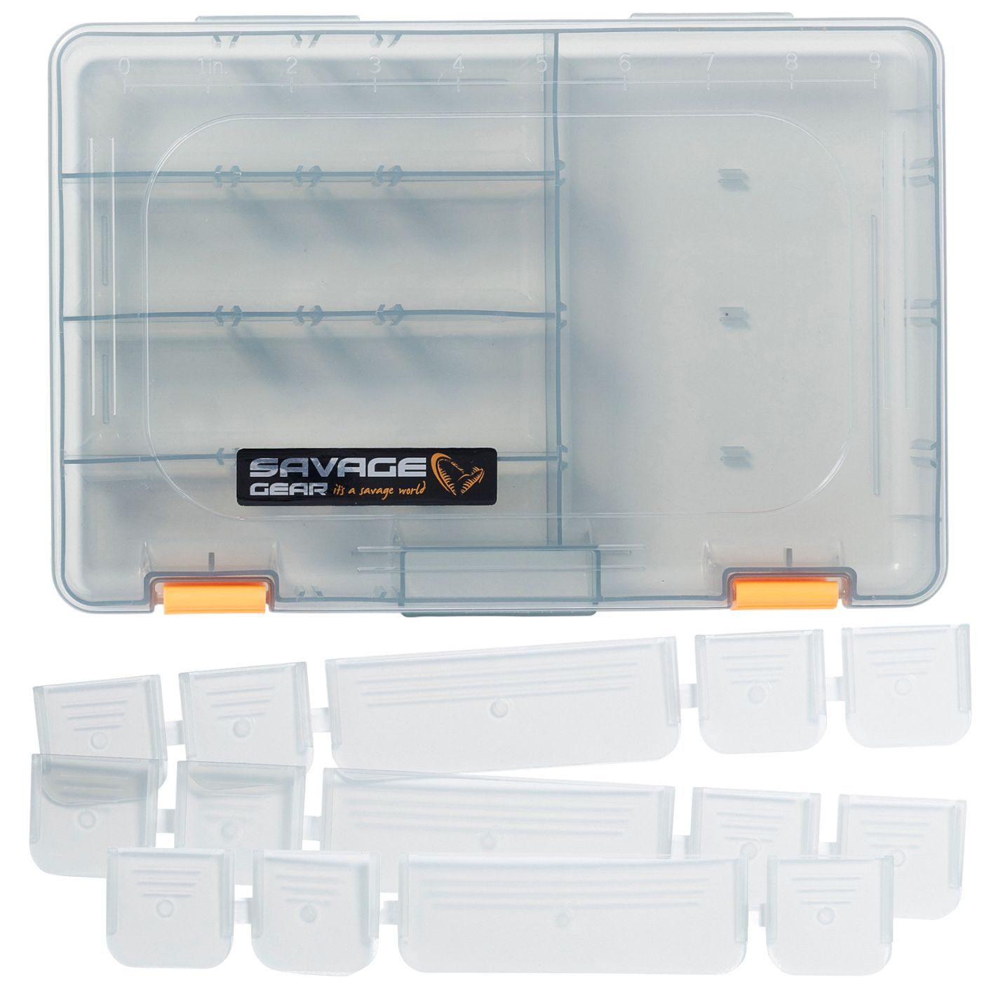 Angelkoffer Savage Gear 27,5x18x4,5cm Lurebox Smoke - Kunstköderbox
