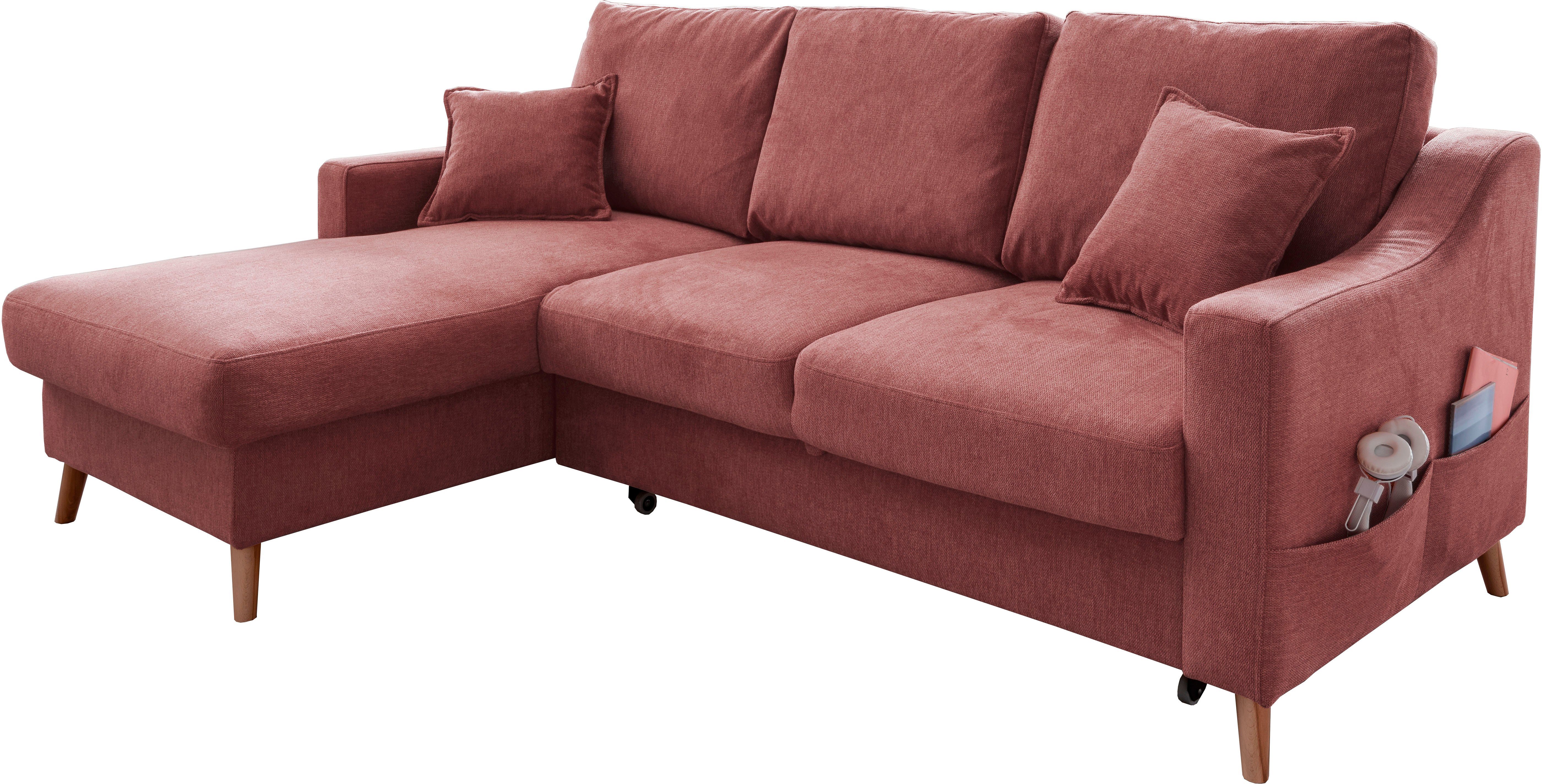 INOSIGN Ecksofa Valentina L-Form, 2 Zierkissen, günstig online kaufen