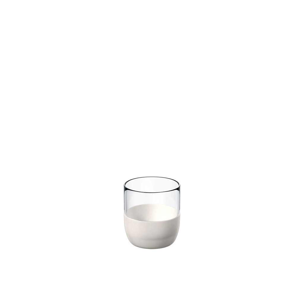 Villeroy & Boch Schnapsglas Manufacture Rock Schnapsglas, 4-tlg., Glas, Kristallglas, 4 Stck, Handwäsche empfohlen