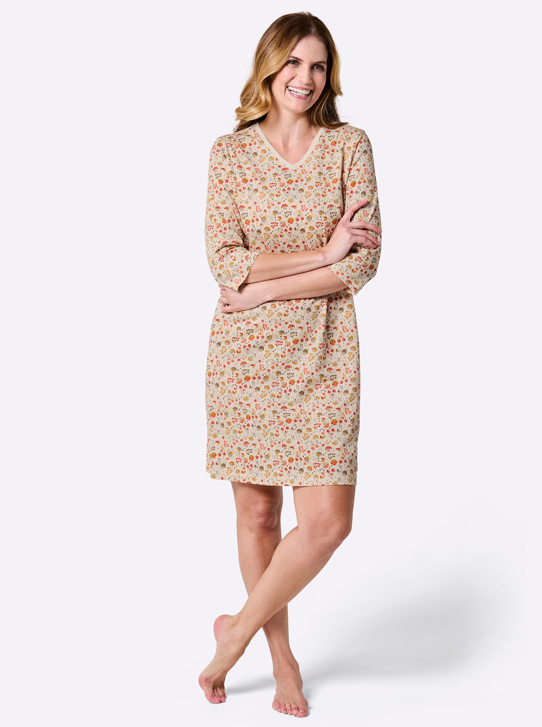 Witt Sleepshirt Sleepshirts 3/4-Arm (2-tlg)