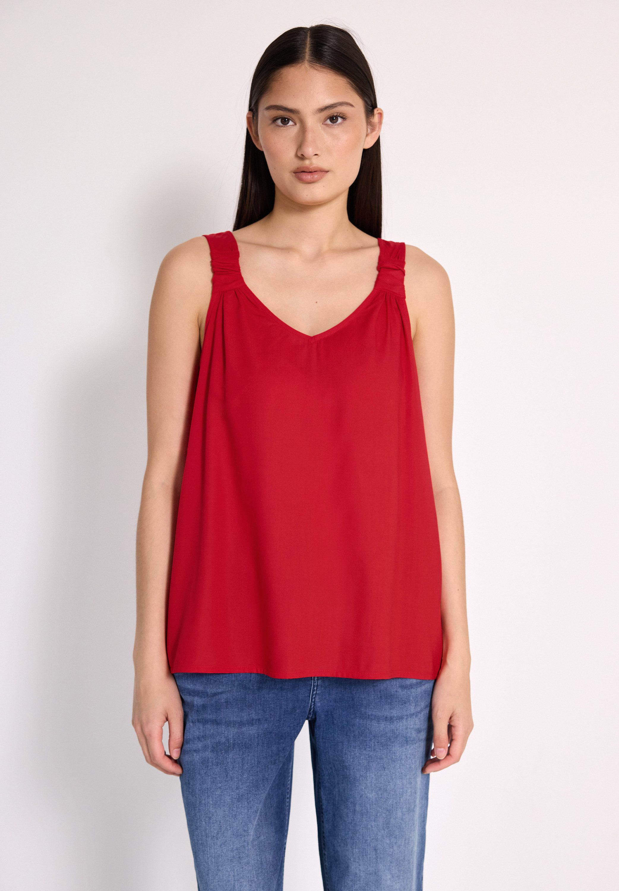STREET ONE STUDIO Blusentop aus softer günstig online kaufen