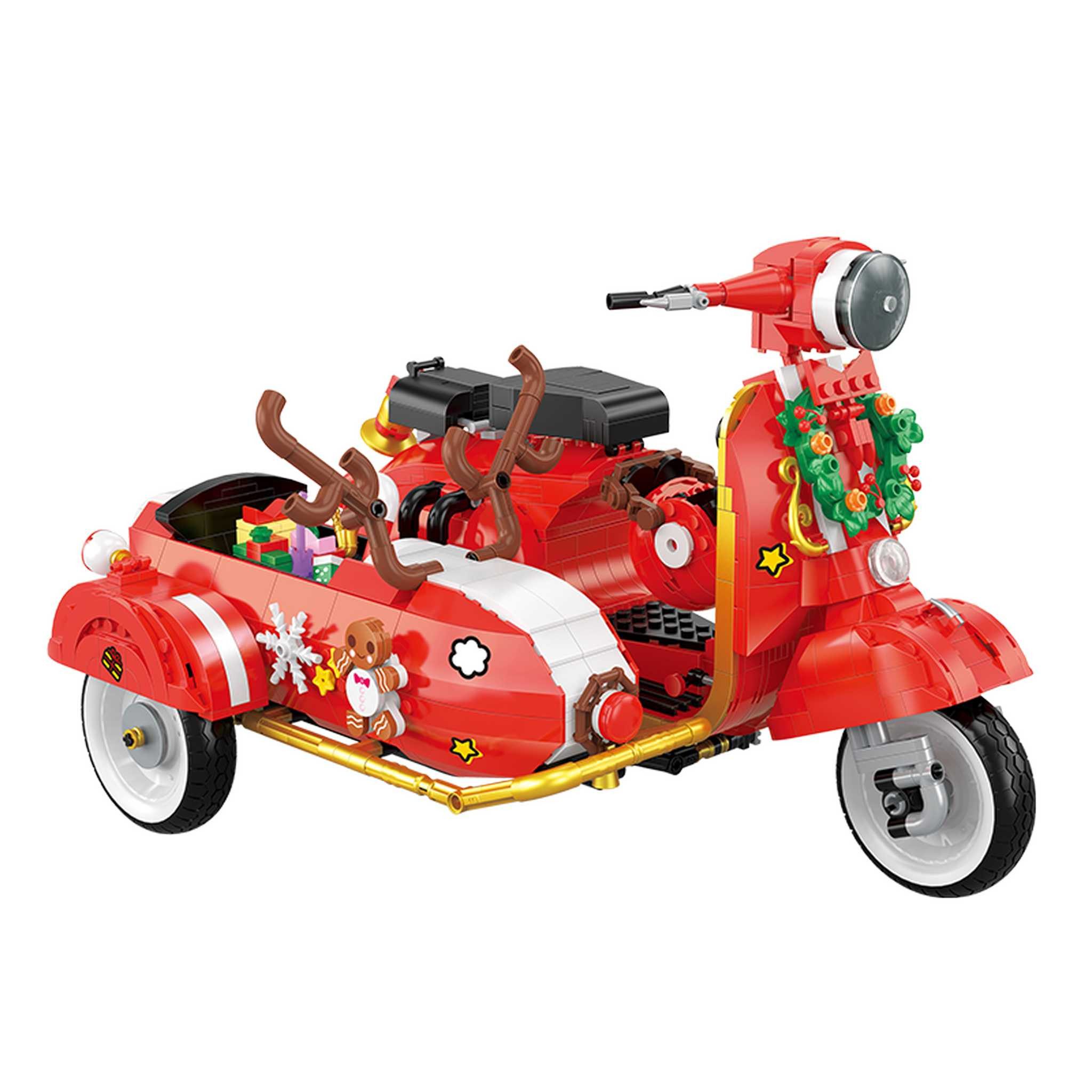 Balody B-21059 - Weihnachtsroller mit Beiwagen (Balody) Spielbausteine