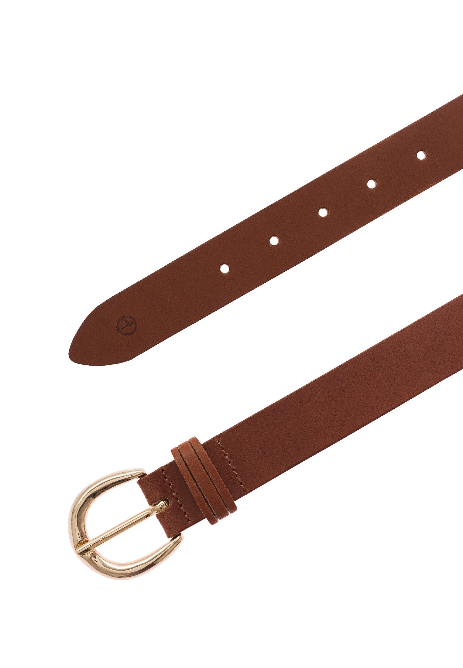 Tamaris Ledergürtel "Clara Gold" 3 cm Breite, aus Rindsleder, mit goldfarbener Dornschnalle – Bild 3 von 5