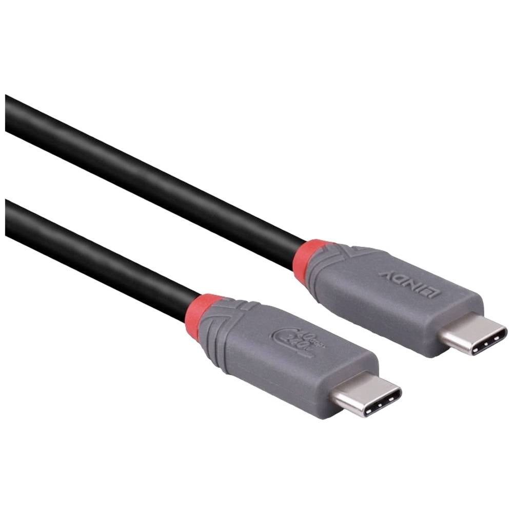 Lindy 2m USB 4 240W Typ C Kabel, Anthra Line 36958 USB-Kabel