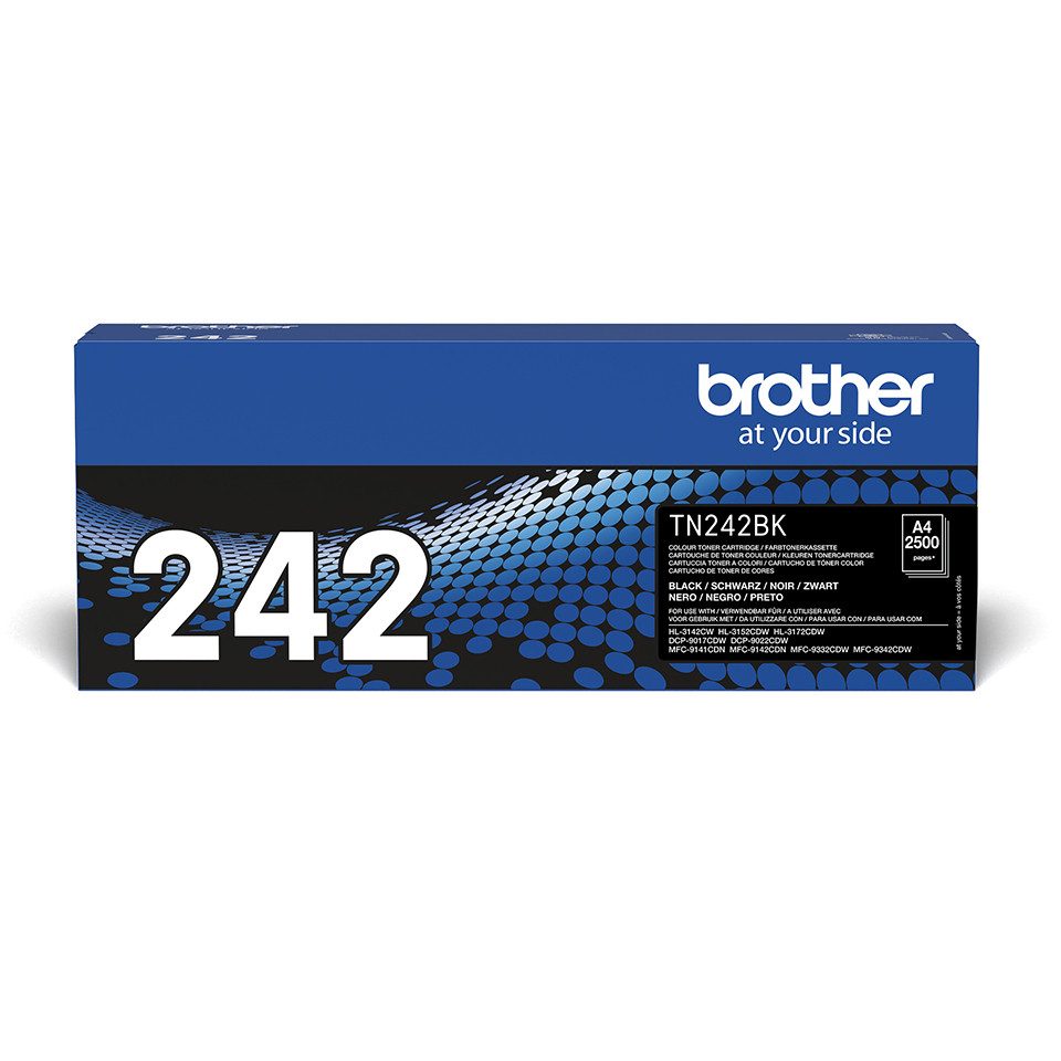 Brother Toner TN-242BK Schwarz (ca. 2500 Seiten) Tintenpatrone