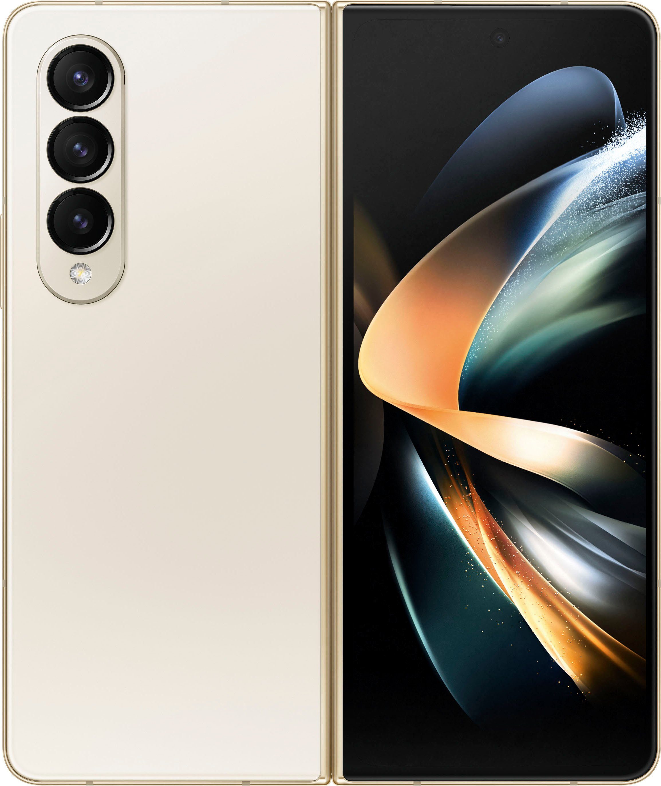 Kamera) Samsung 50 MP Speicherplatz, Z Smartphone Galaxy Fold4 cm/7,6 Zoll, 512 Beige GB (19,21