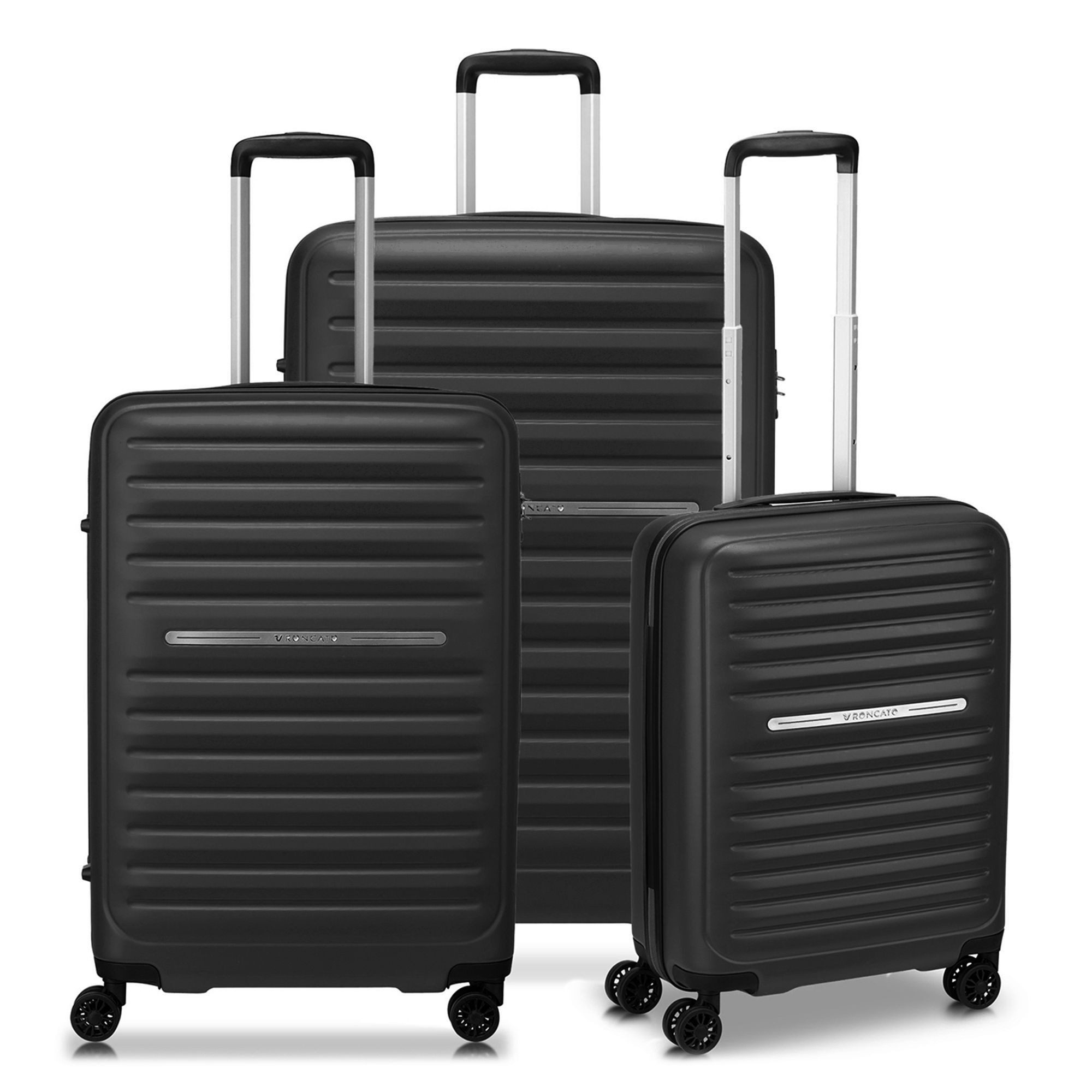 RONCATO Trolleyset Ibiza, 4 Rollen, (3-teilig, 3 tlg), ABS