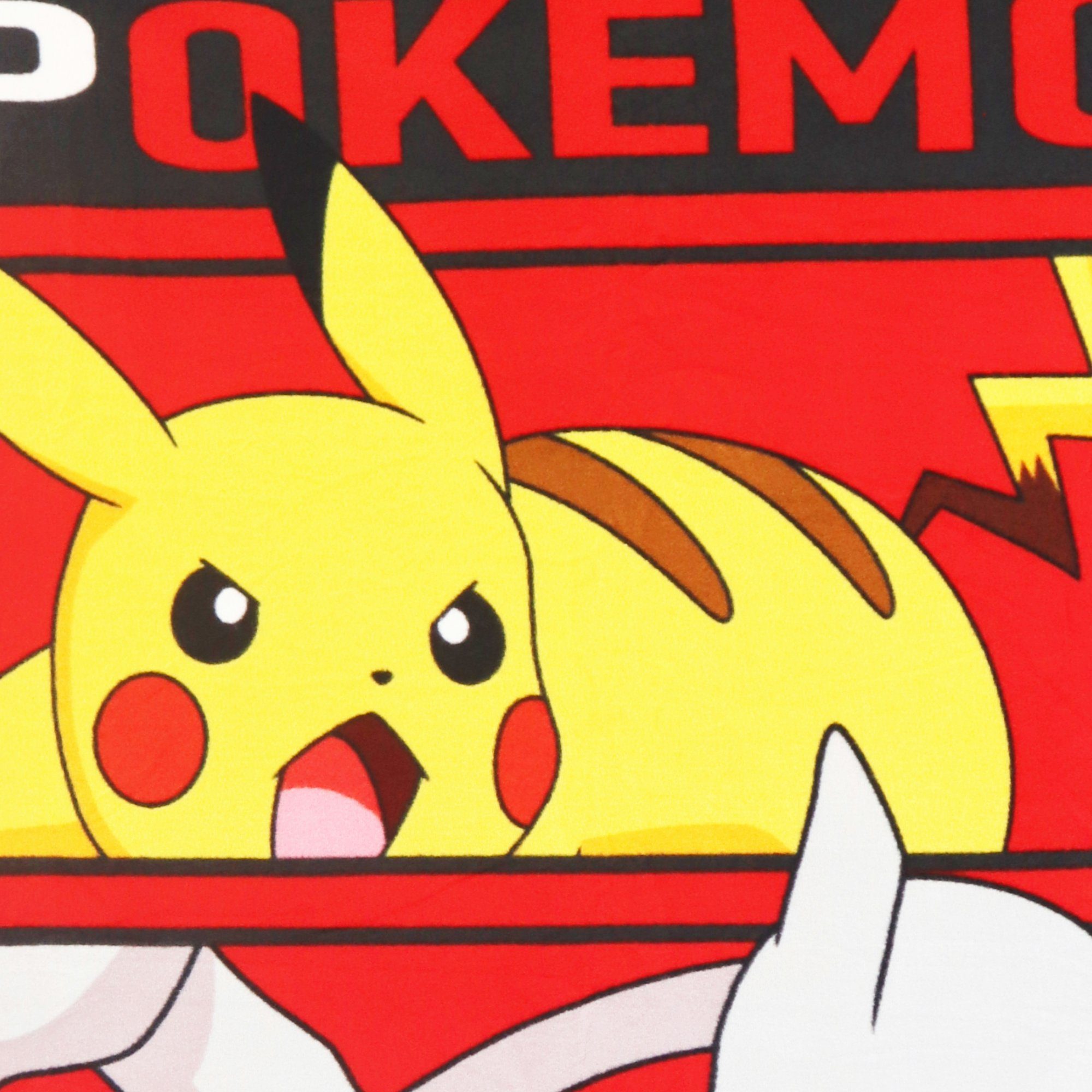 Wohndecke Pokemon Pikachu Mewtu Glurak Kinder Fleecedecke, POKÉMON, leichte Kuscheldecke Gr. 100x140 cm