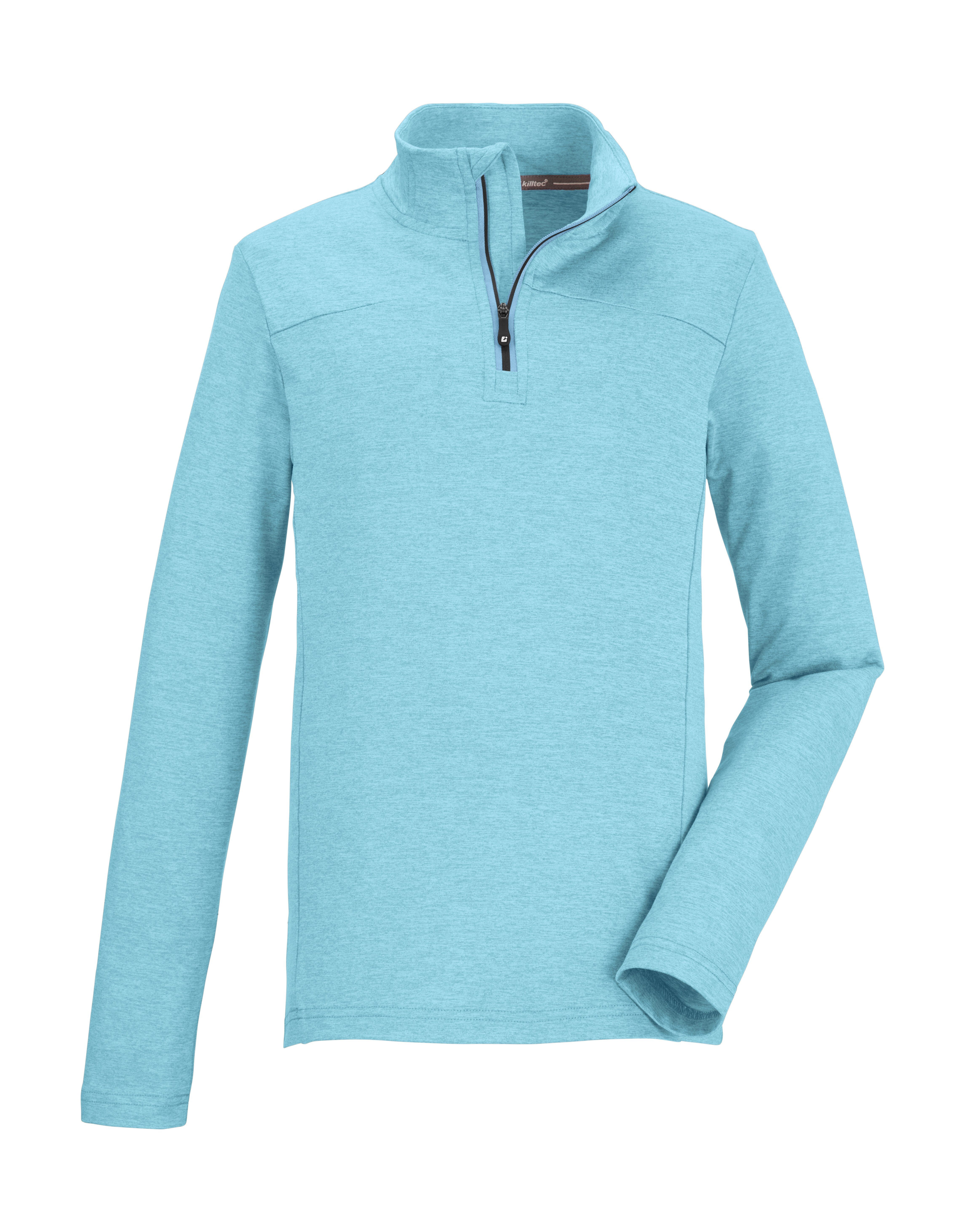 Killtec Mädchen Funktionsshirt Mit Stehkragen & Reißverschluss – Dunkle Himbeere, Perfekt Für Ski & Outdoor
