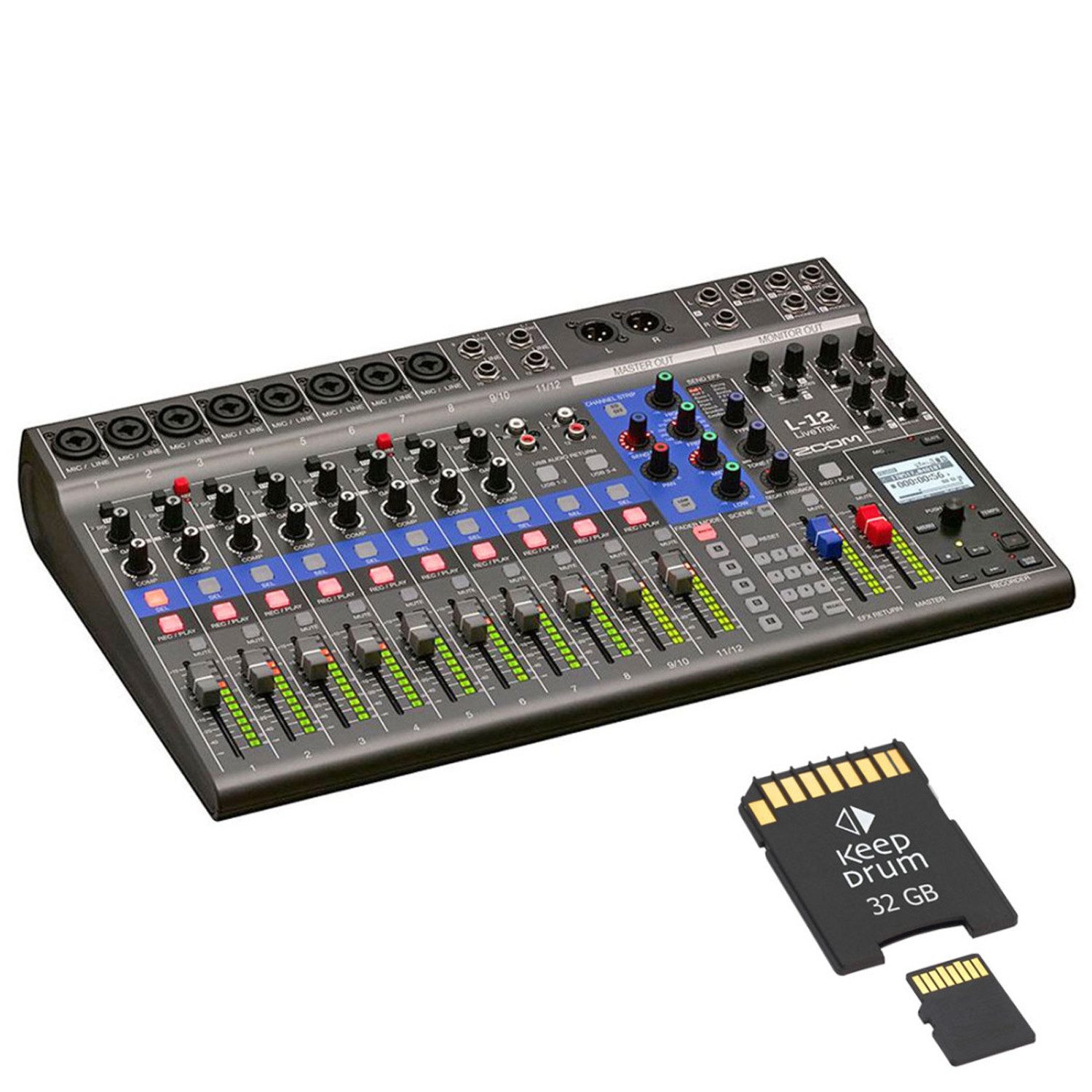 Mischpult Zoom L-12 LiveTrak Digital Mischpult mit Speicherkarte