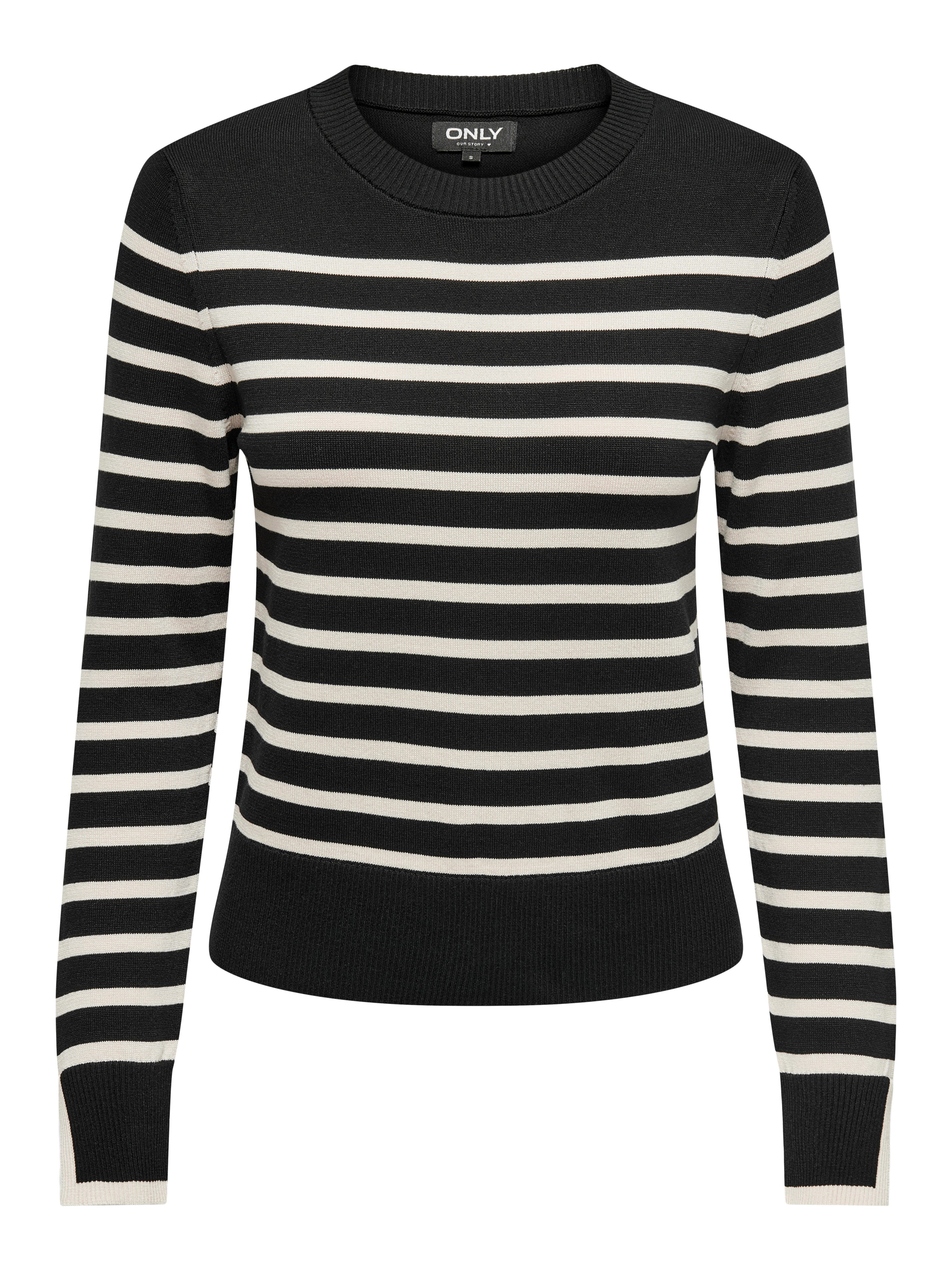 Black Stripes:Whitecap Grey