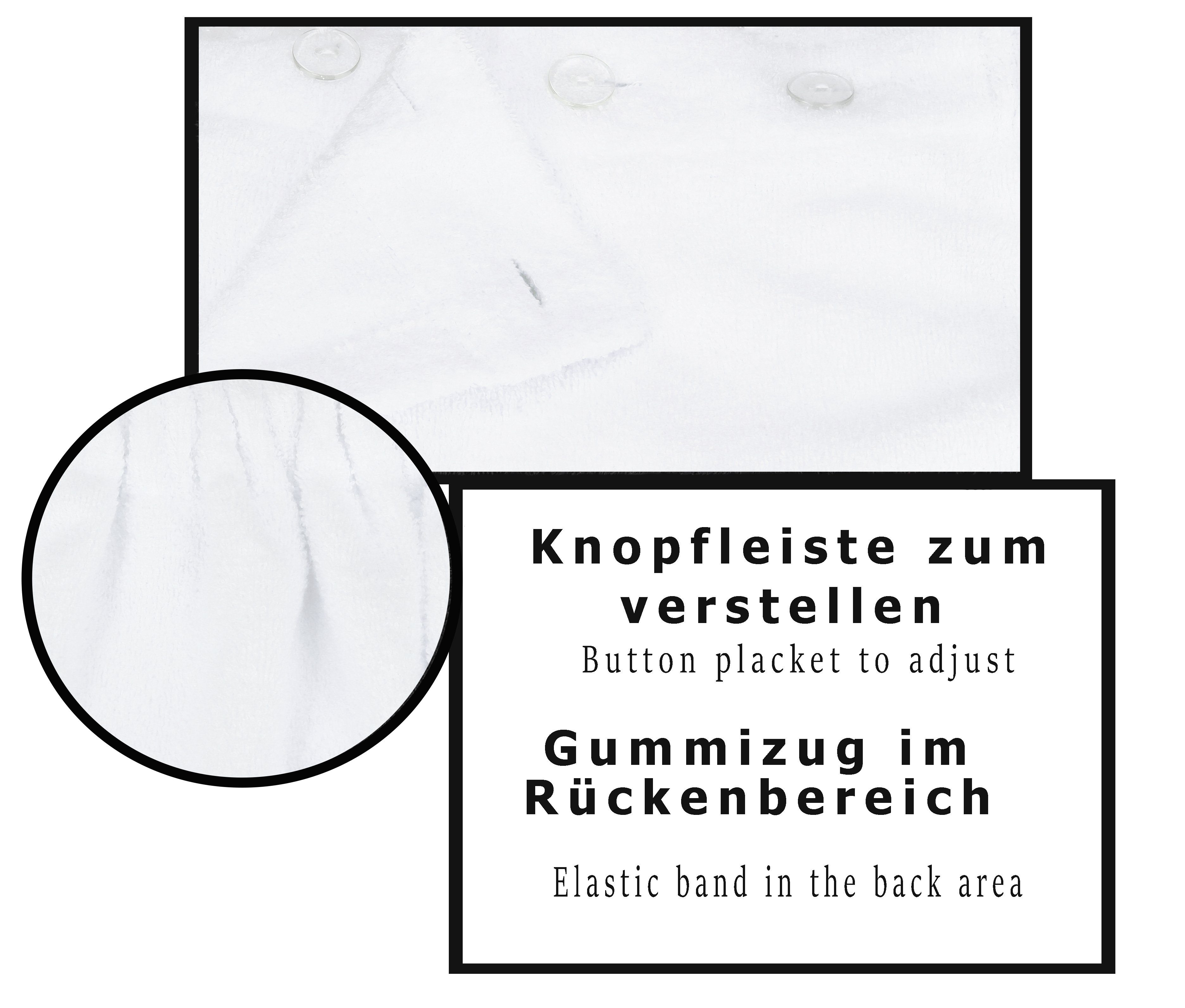 Betz Frottee 420 Herren g/m², weiß BERLIN Baumwolle mit Saunatuch Saunakilt Knöpfen für 100%