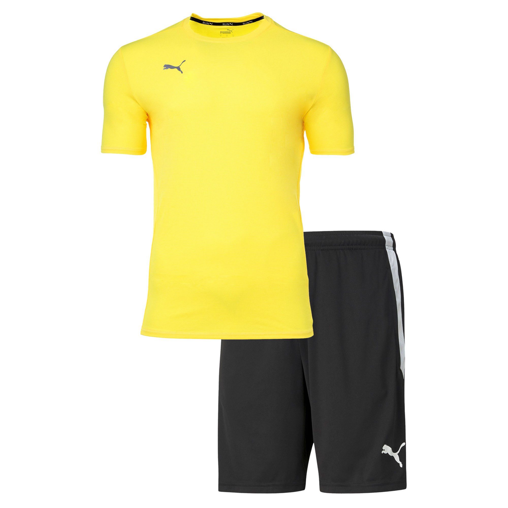 PUMA T-Shirt Herren Shorts, T-Shirt 1er Pack Polyester (Packung, 1er Pack)
