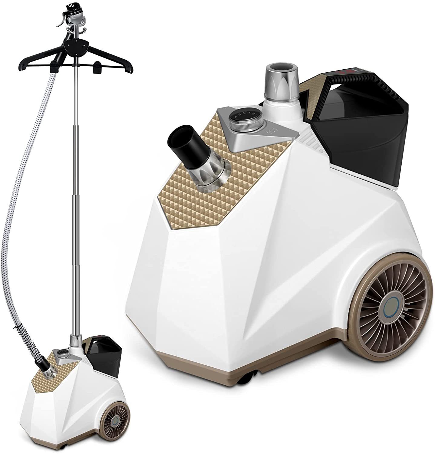 Woltu Dampfbürste, 2200 W, Steamer Dampfglätter mit Ständer mit Kleiderbügel