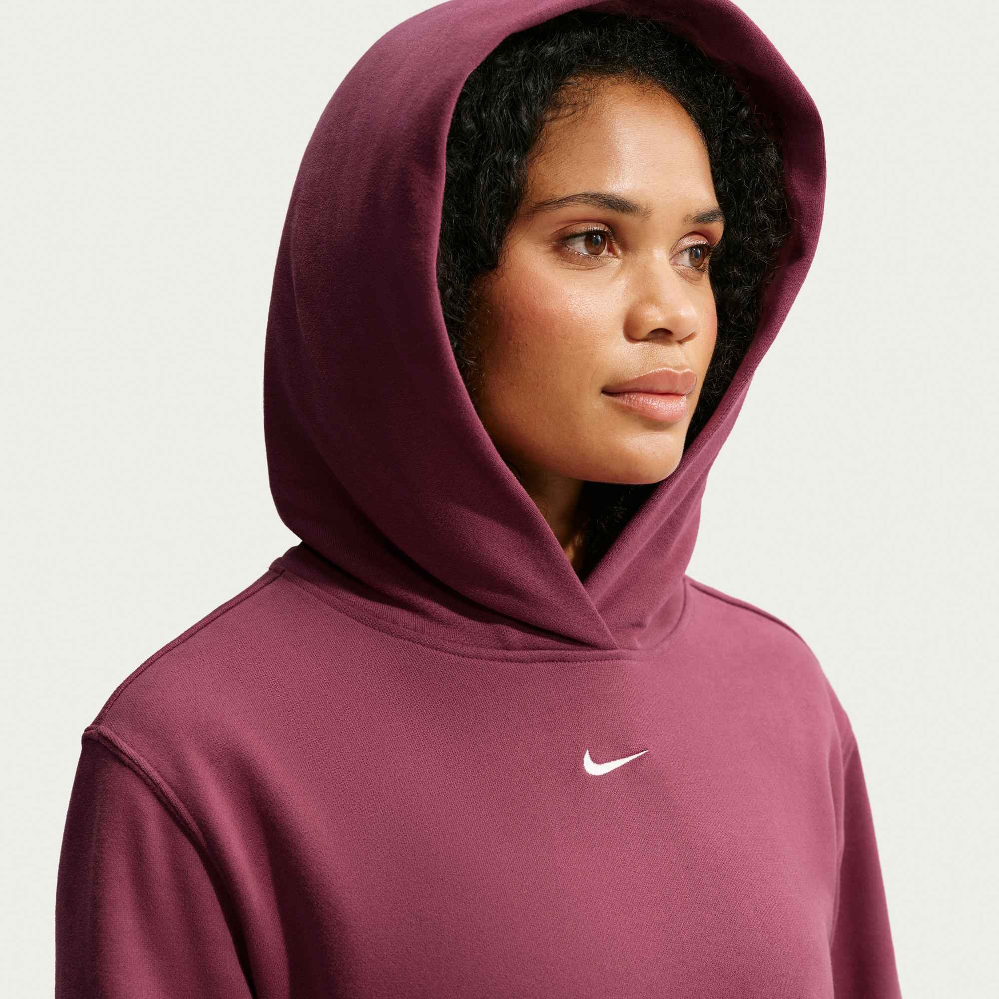 Nike Sportswear Kapuzensweatshirt W NK STDO FLC LW STD PO HDY mit angerauter Sweatware, normale Schnittform