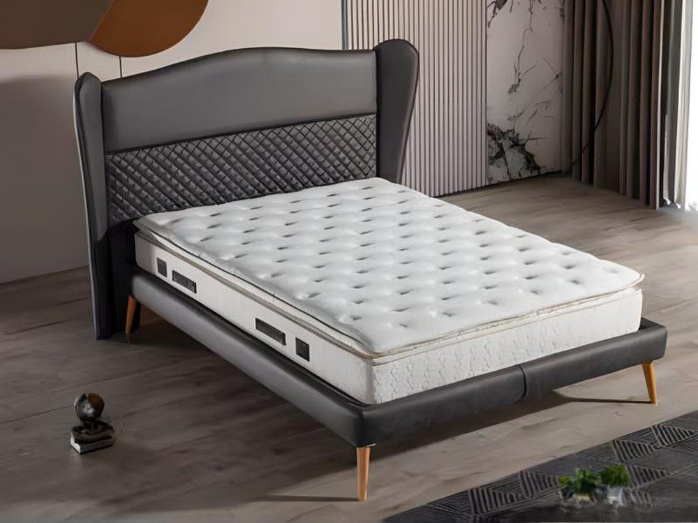 Xlmoebel Polsterbett Schlafsofa mit Bettfunktion für Gäste und kleine Räume, Made in Europa