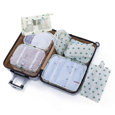 Coonoor Kofferorganizer 8 Teilige Packing Cubes Kleidertaschen Koffer Organizer (8-tlg), für Urlaub und Reisen Packwürfel Set Reise Würfel Ordnungssystem