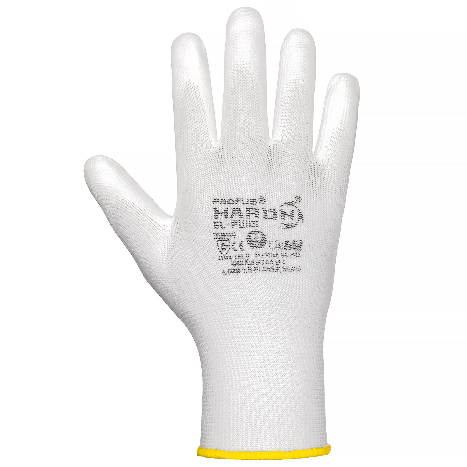 Profus Arbeitshandschuh-Set 12 Paar Handschuhe Arbeitshandschuhe Mechanikerhandschuhe Weiss