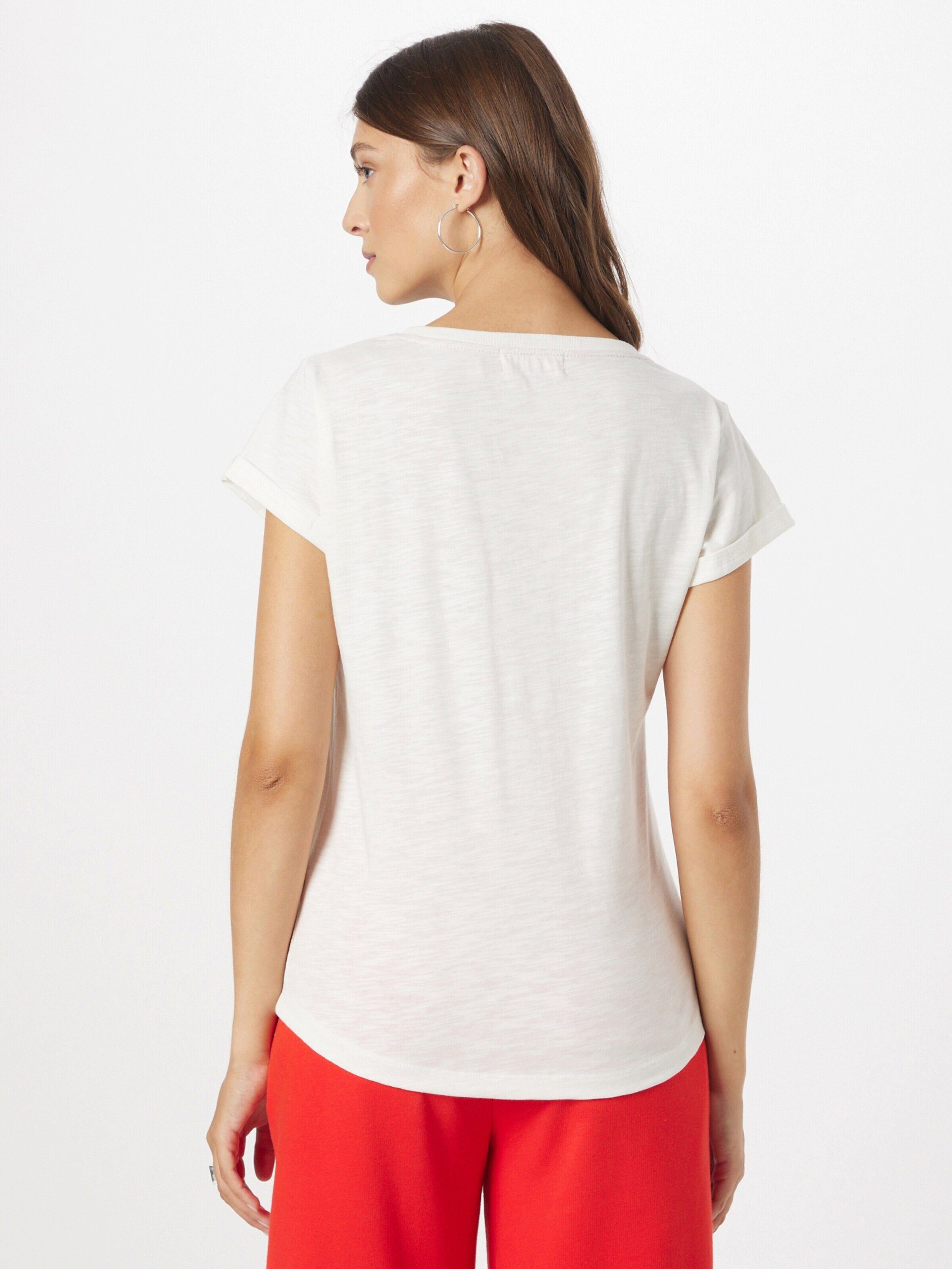 T-Shirt Derbe Stickerei White Off (1-tlg)