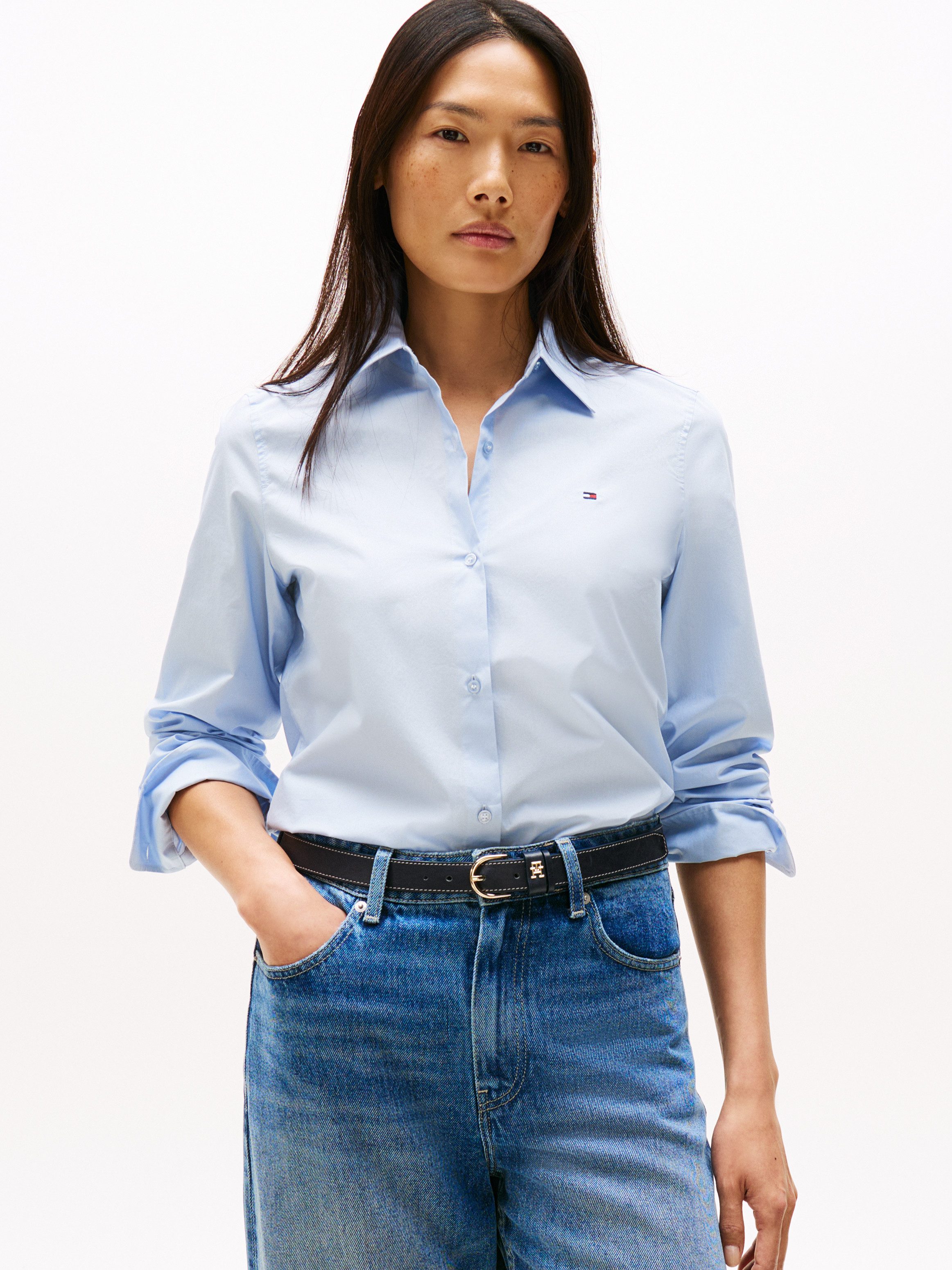 Tommy Hilfiger Shirtbluse ESS POPLIN REGULAR SHIRT