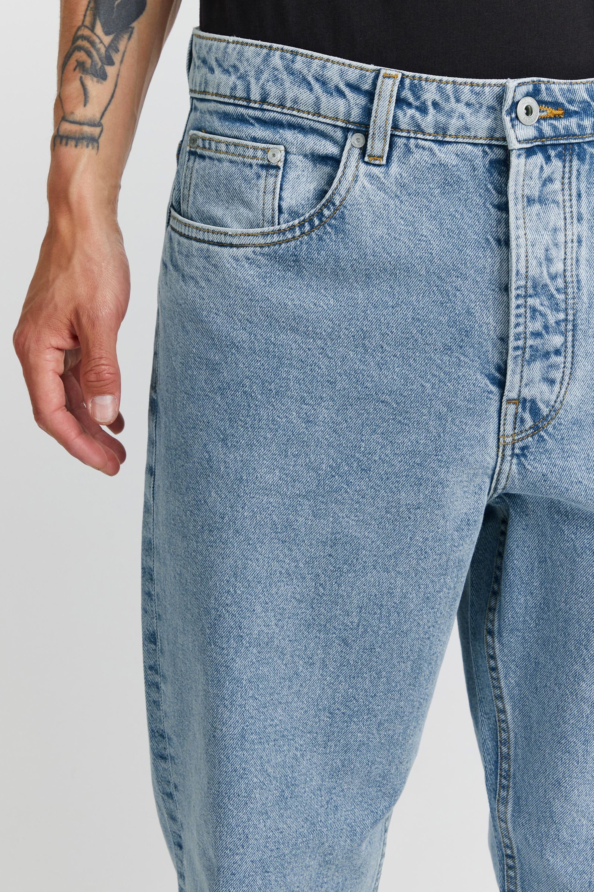 !Solid Regular-fit-Jeans SDDylan 5-Pocket Jeans mit enger werdenem Bein - Dad Fit