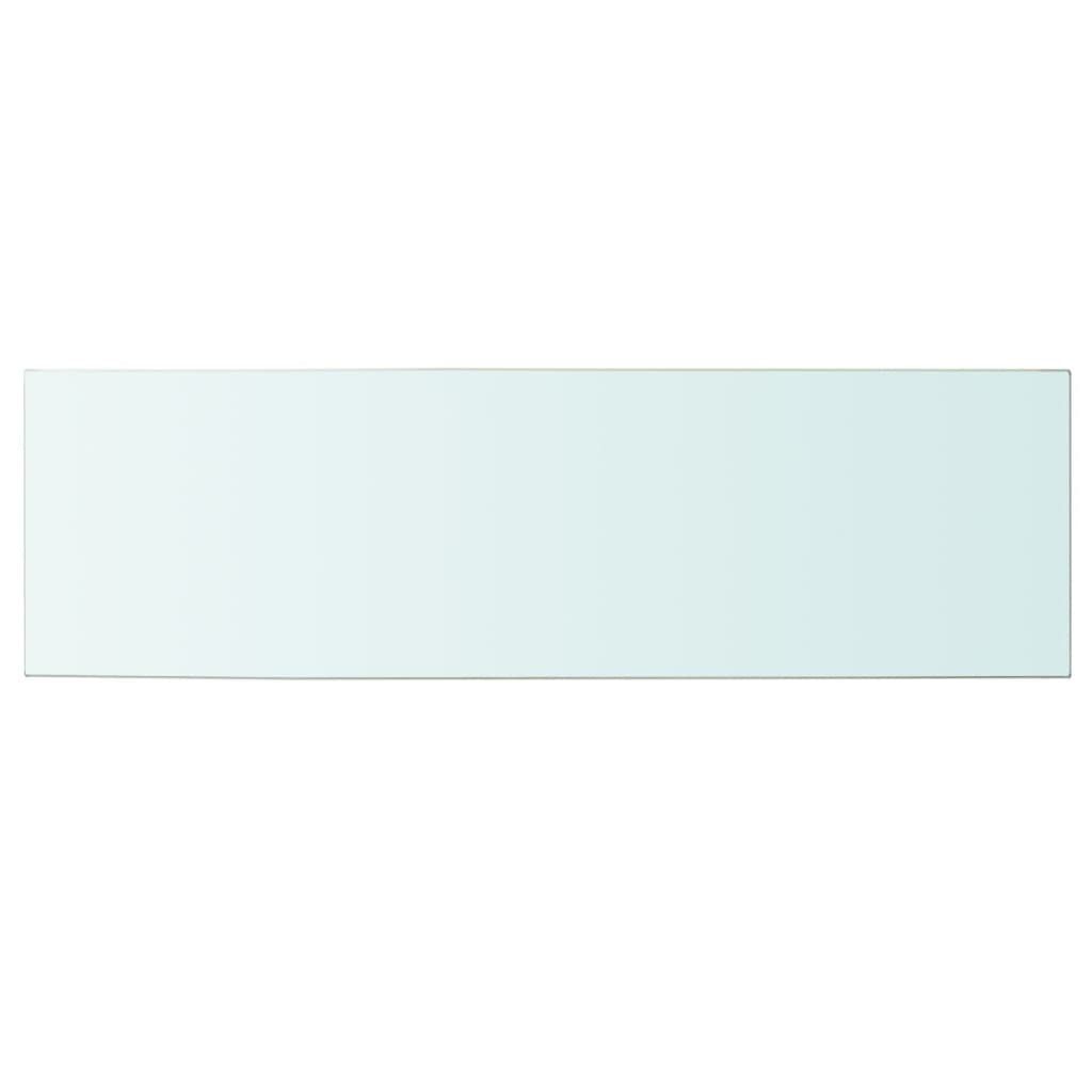 furnicato Wandregal Transparent 100 cm cm x Glas 30 Regalboden