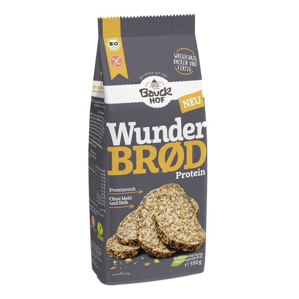Bauck Mühle Backmischung Wunderbrod - Protein 550g