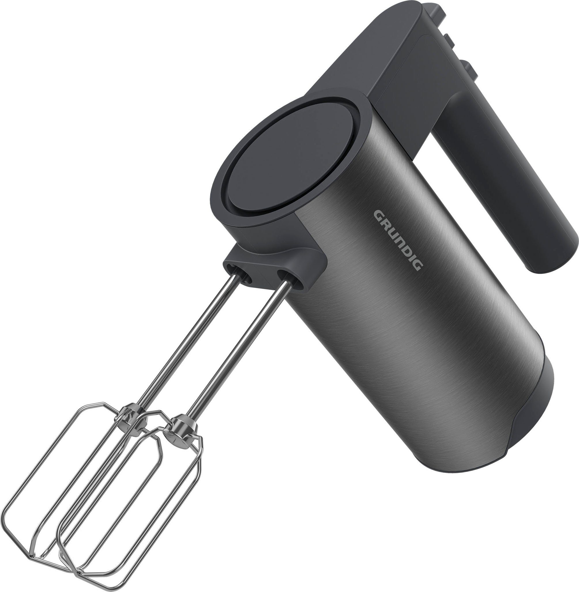 Grundig Handmixer Delisia NovusTM HM 7140, 500 W, Hochwertiger Edelstahlkorpus; Soft Start: Antispritz-Funktion