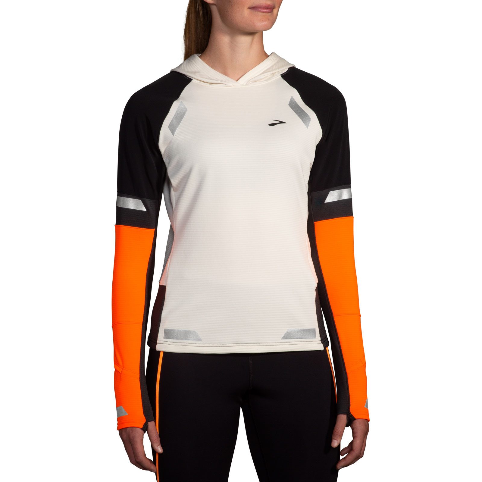 Brooks Kapuzenshirt Run Visible Thermal Hoodie 2.0 Lady 221691-167 Gut sichtbar, warm und bequem